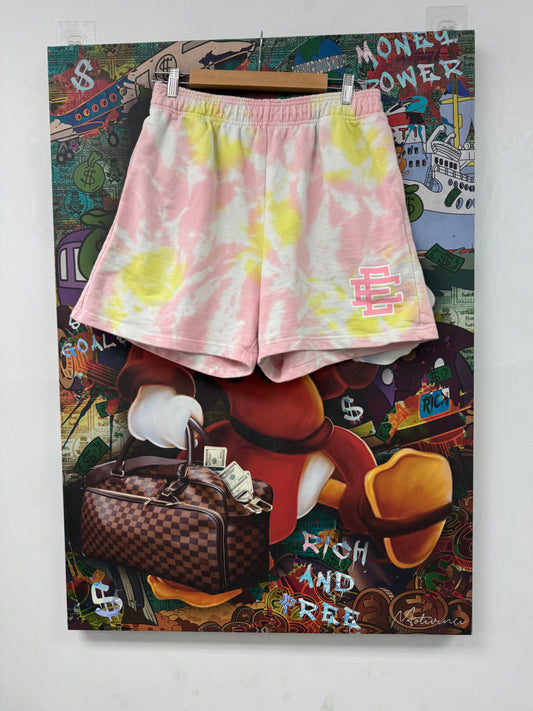 EE Shorts Tye Dye Used Large
