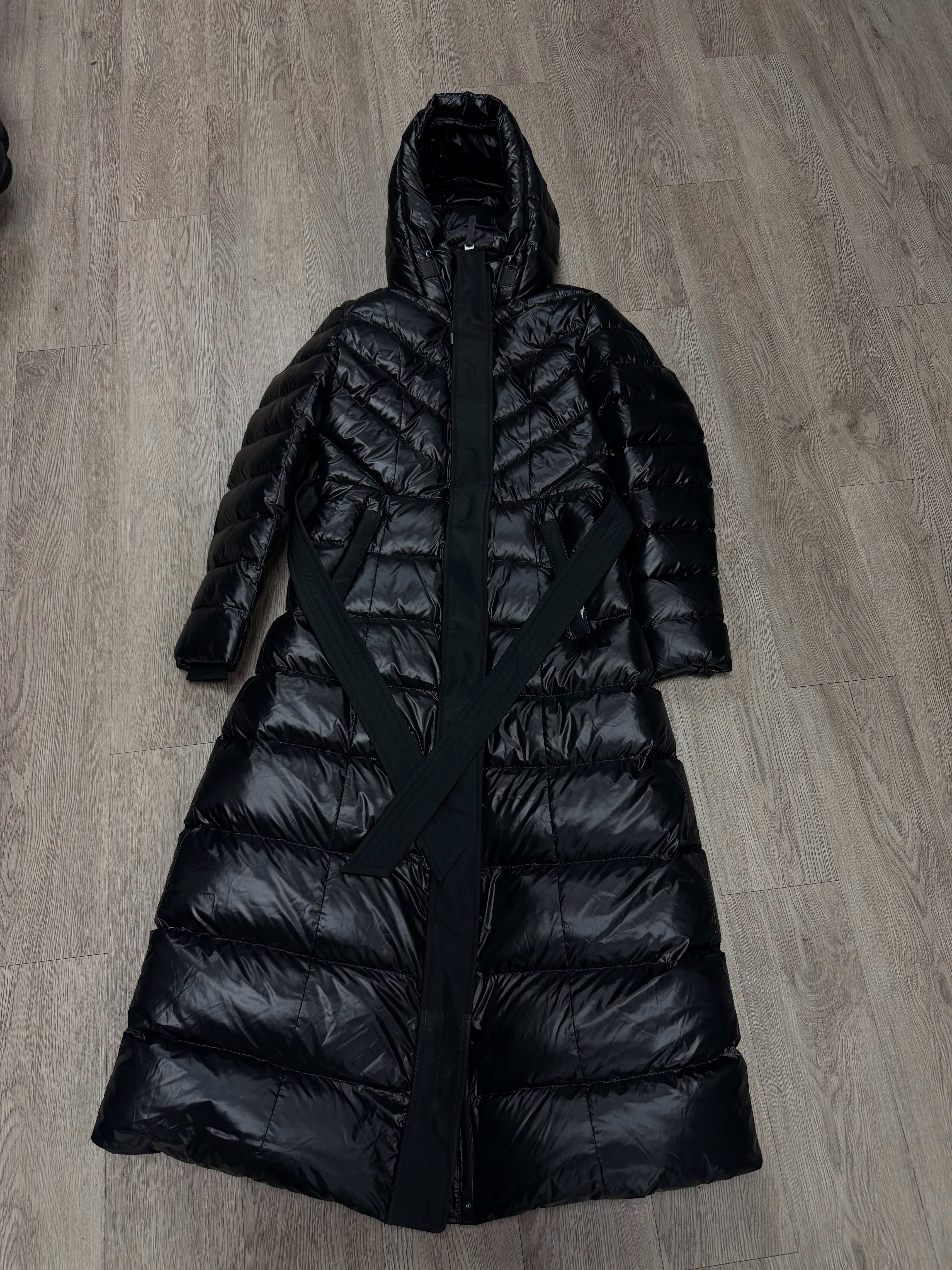 Mackage Long Coat Black New Women's Medium With Tags