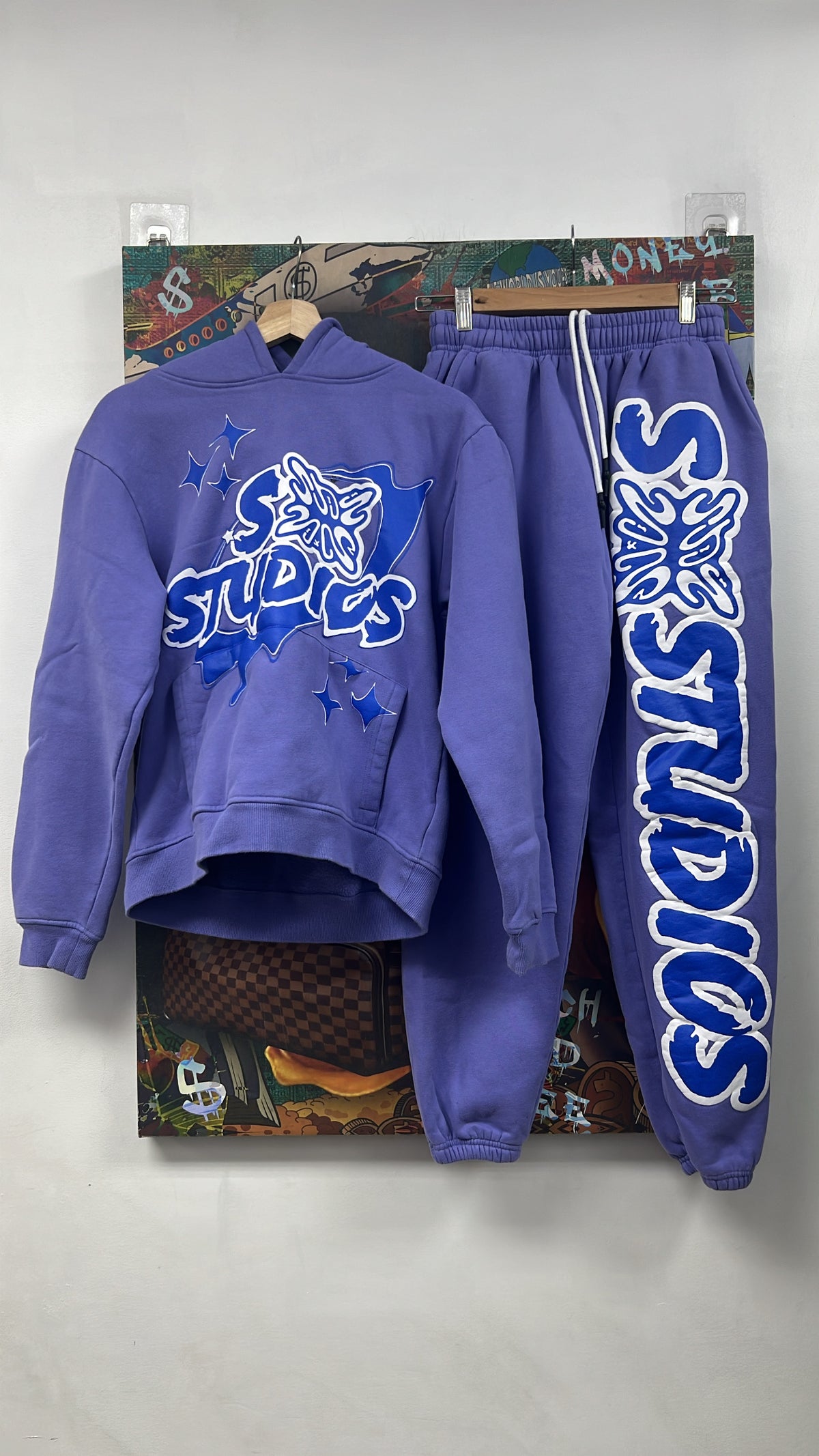 SB Studios Purple Blue Sweatsuit