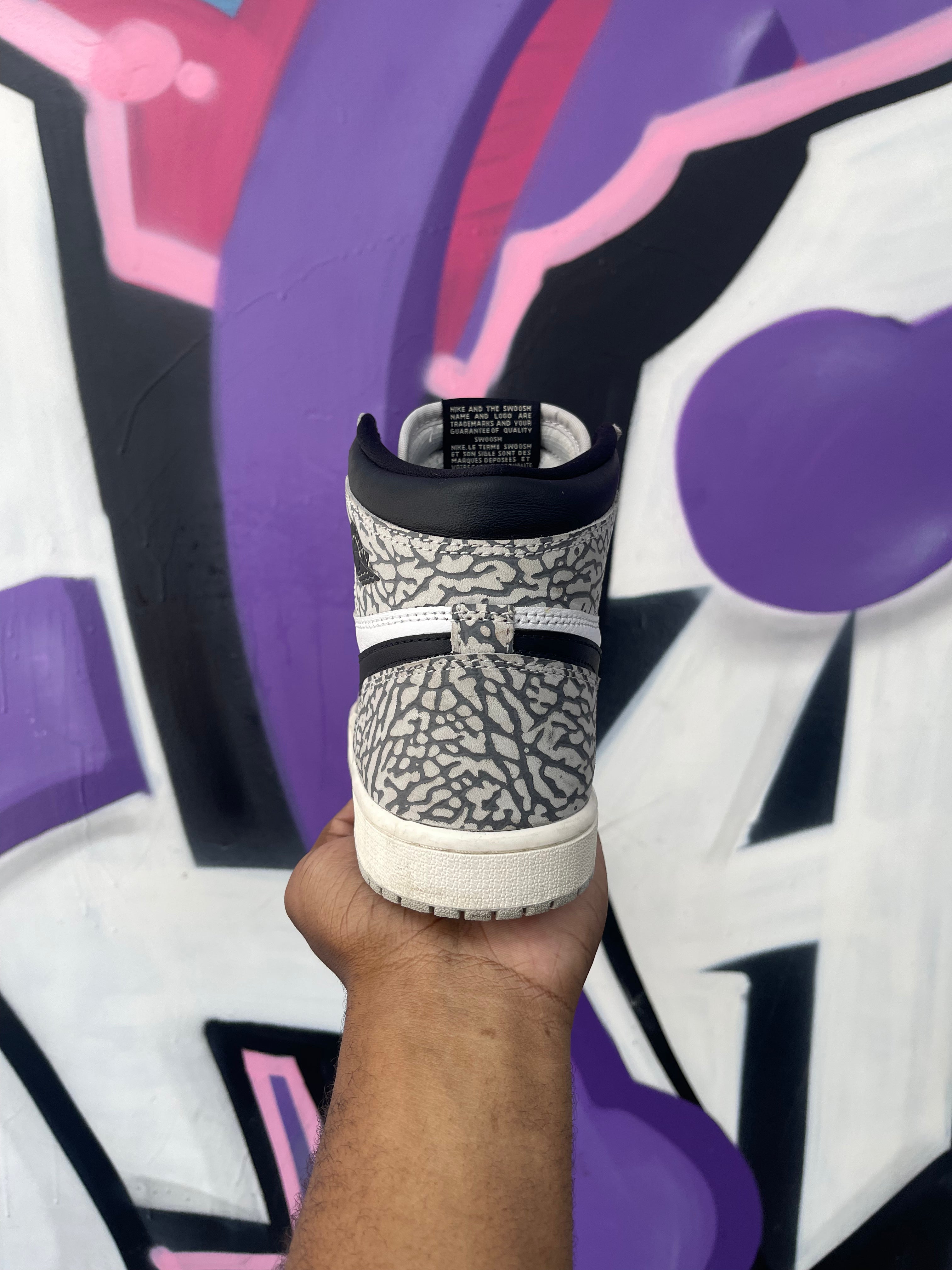 Jordan 1 Elephant Print Sneakers