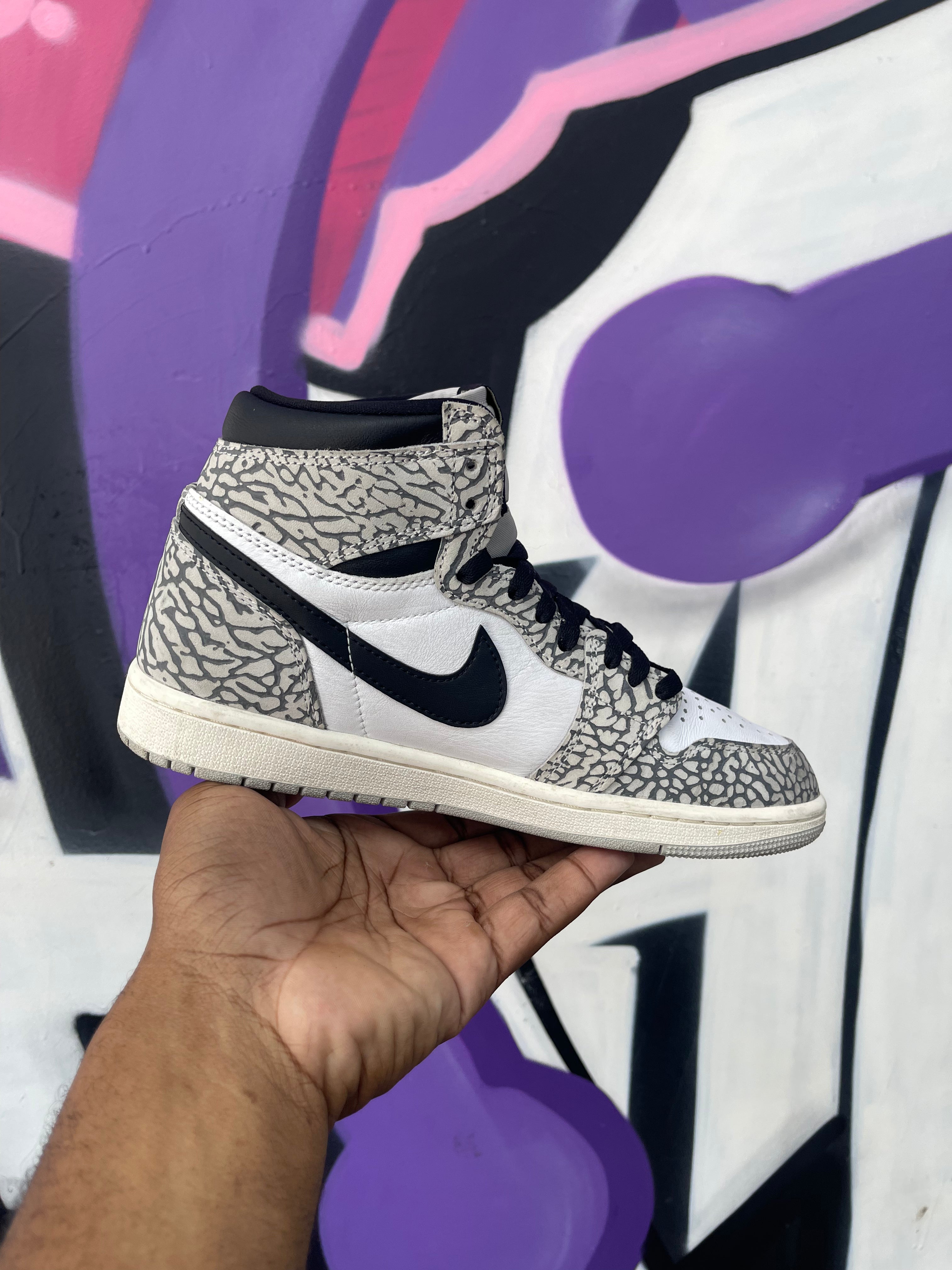 Jordan 1 Elephant Print Sneakers