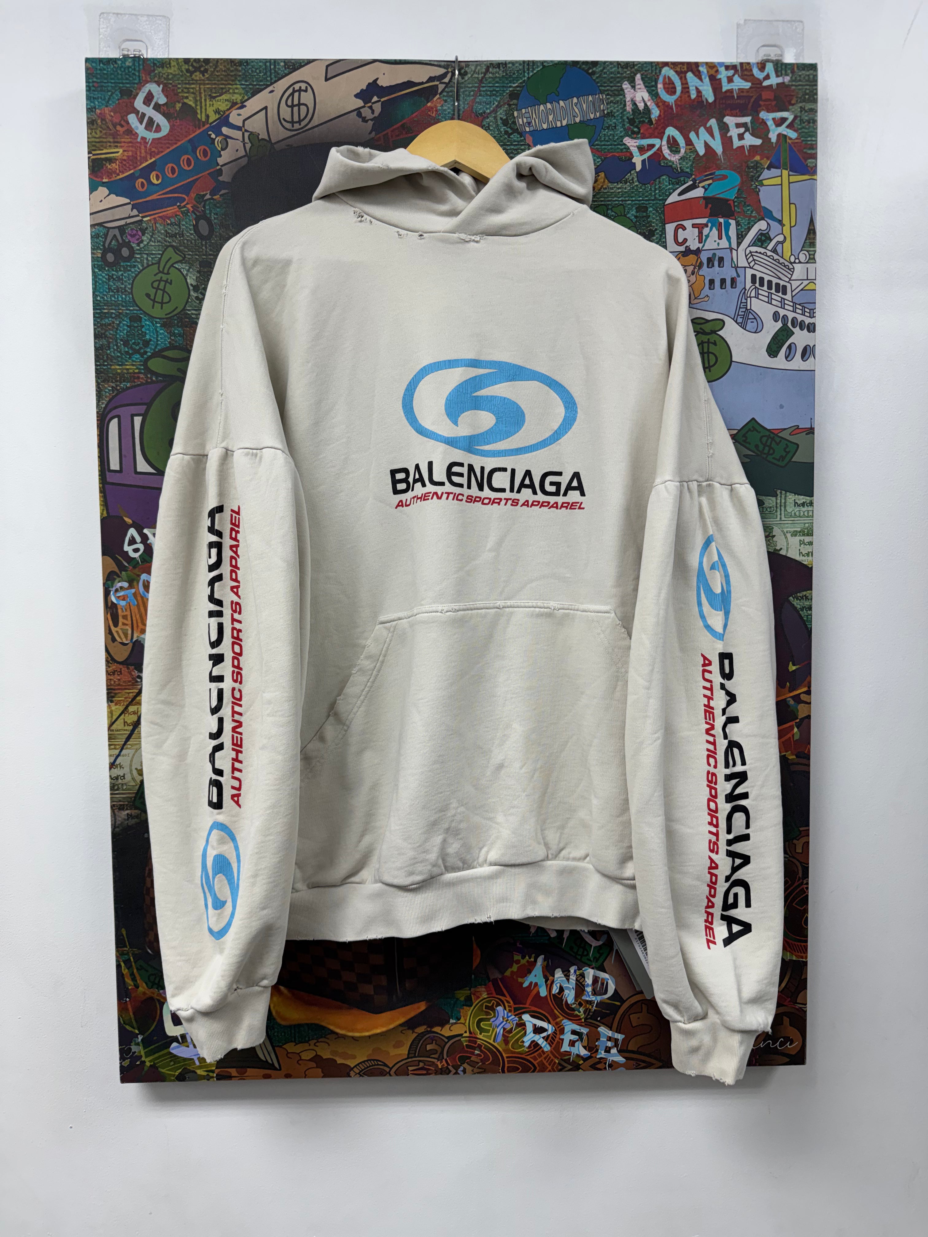 Balenciaga White Surfer (1) Hoodie