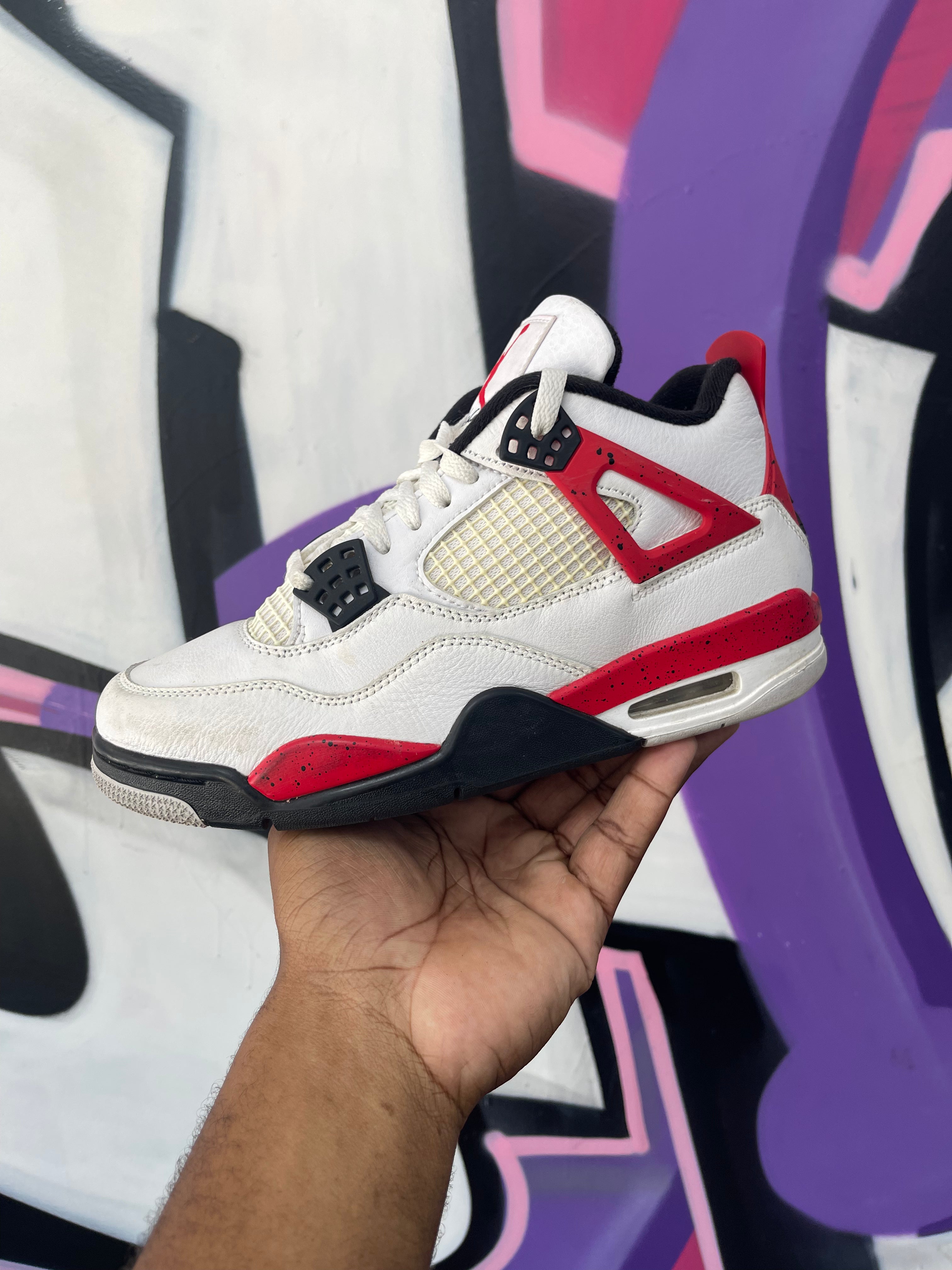 Jordan 4 Red Cement Sneakers