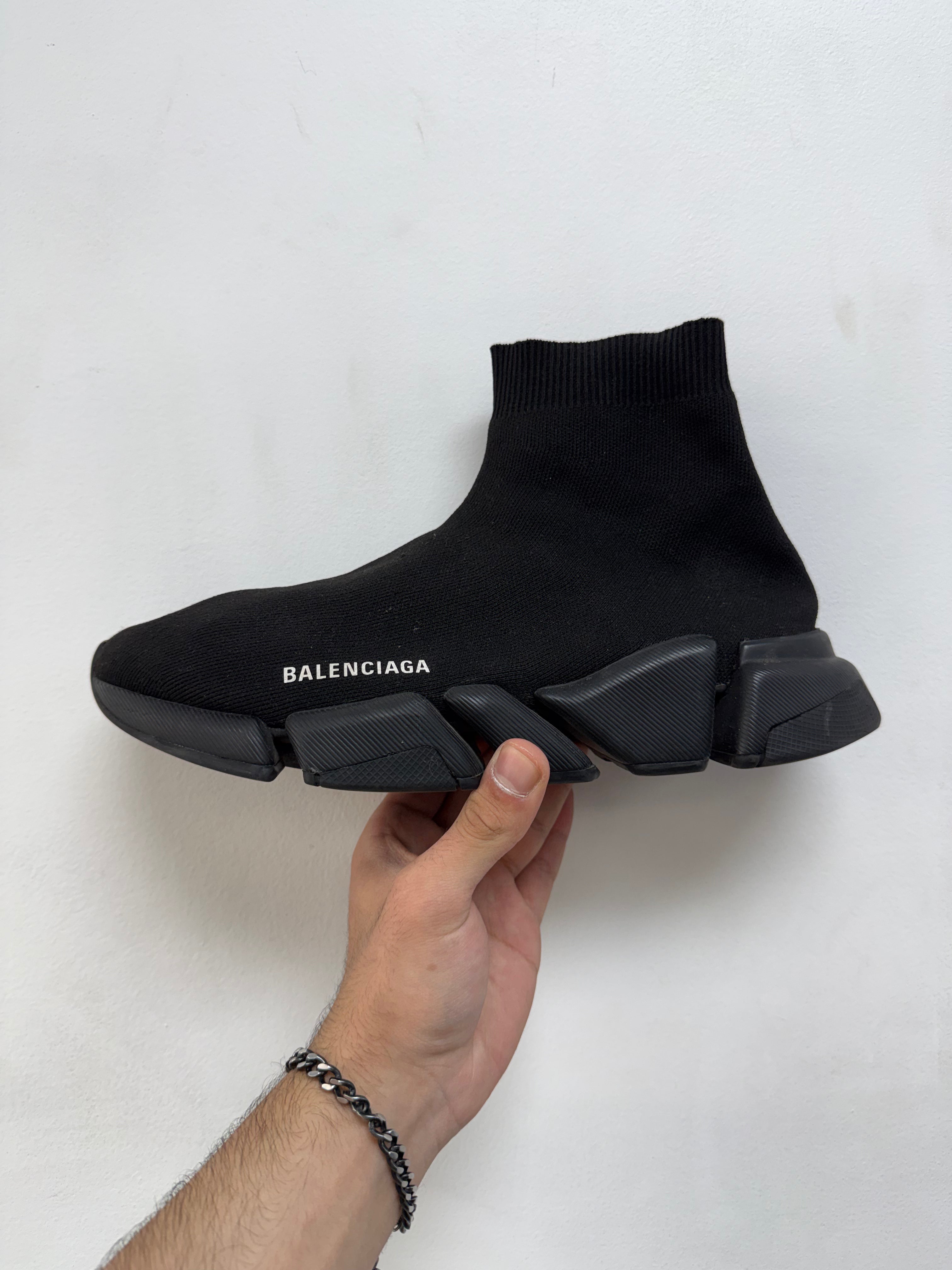 Balenciaga Black Sock Runner Sneakers