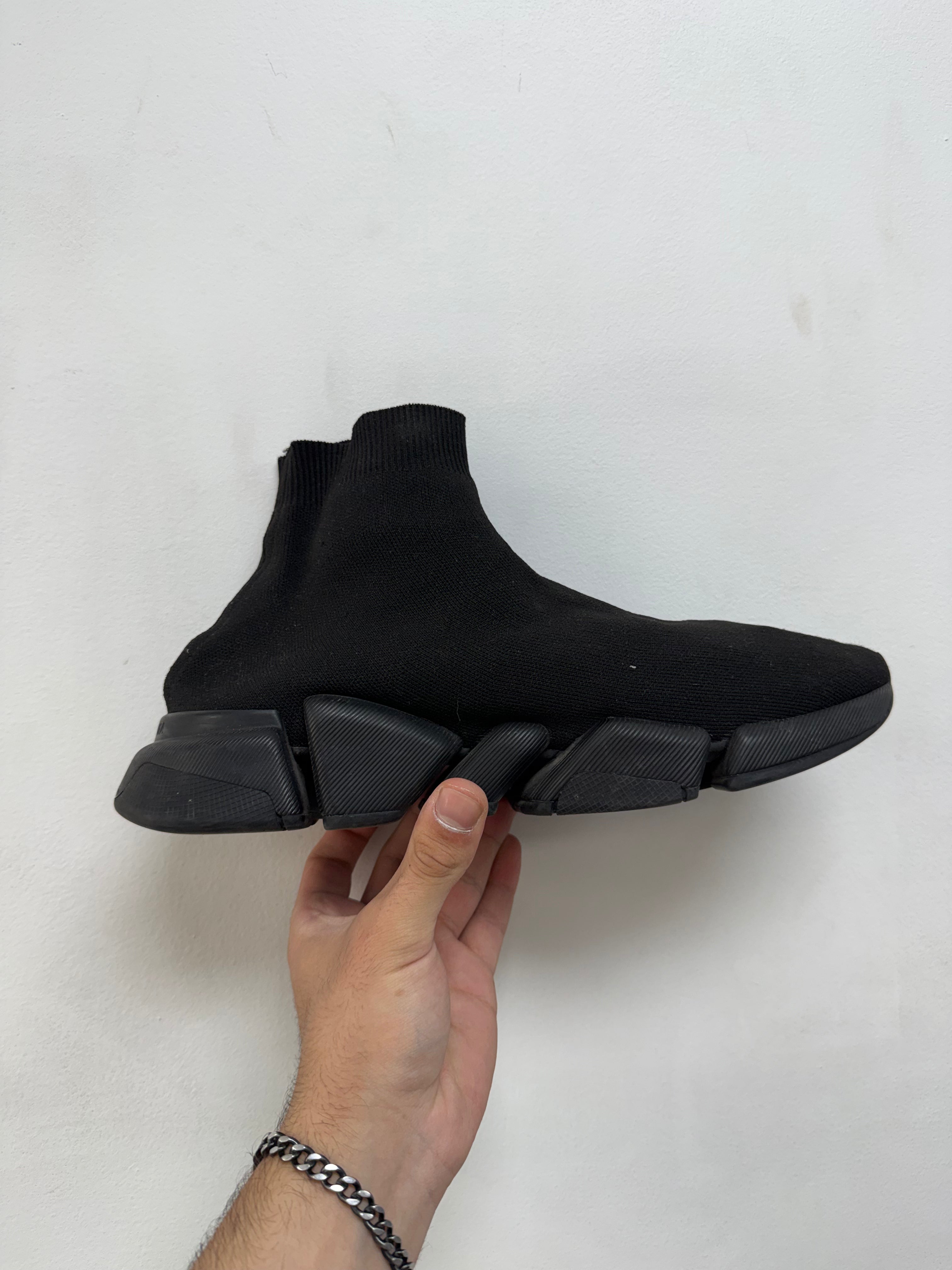 Balenciaga Black Sock Runner Sneakers