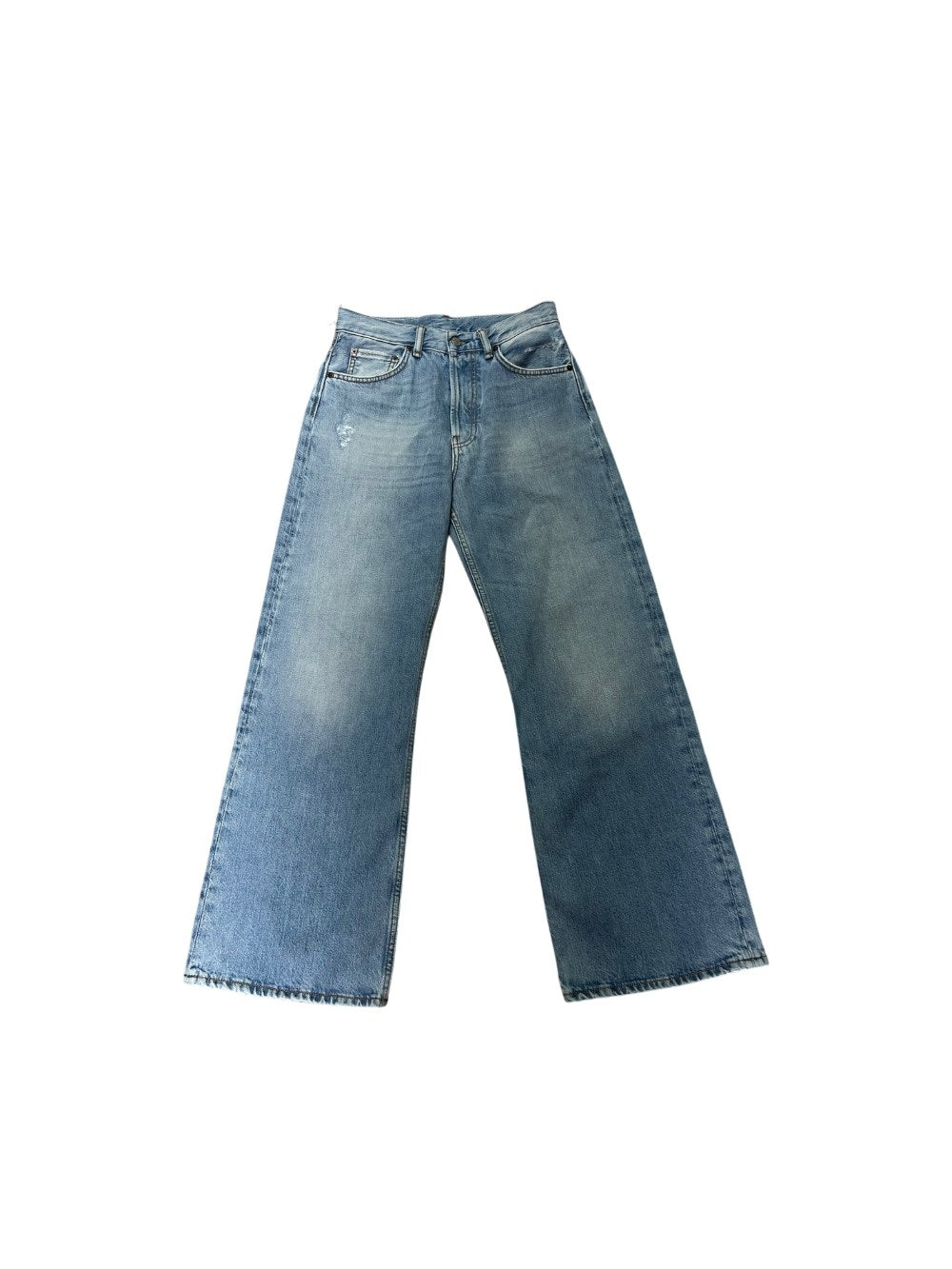 Acne Studios Vintage Straight Leg Light Wash Jeans