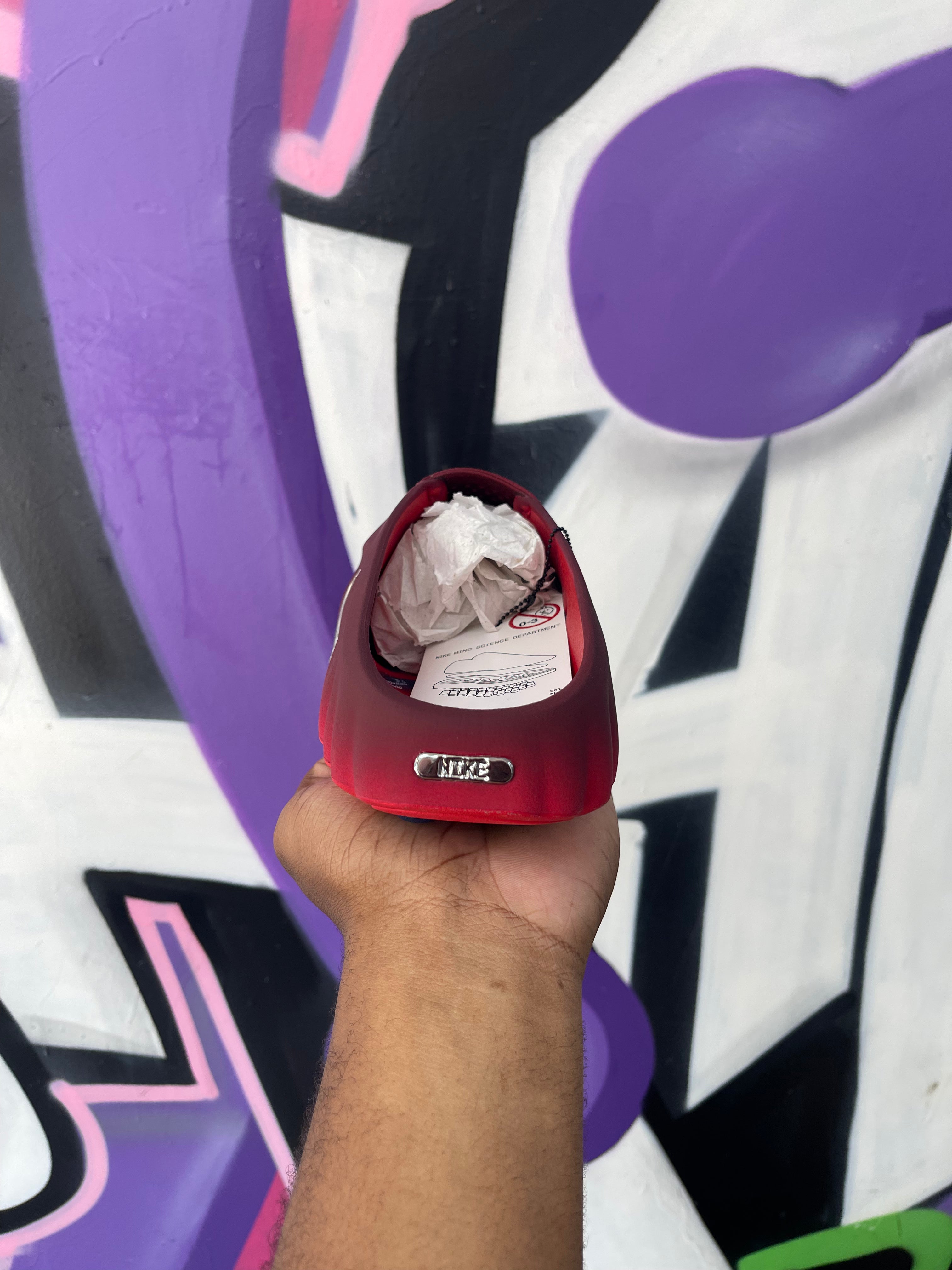 Nike University Red Mind 001 Slides