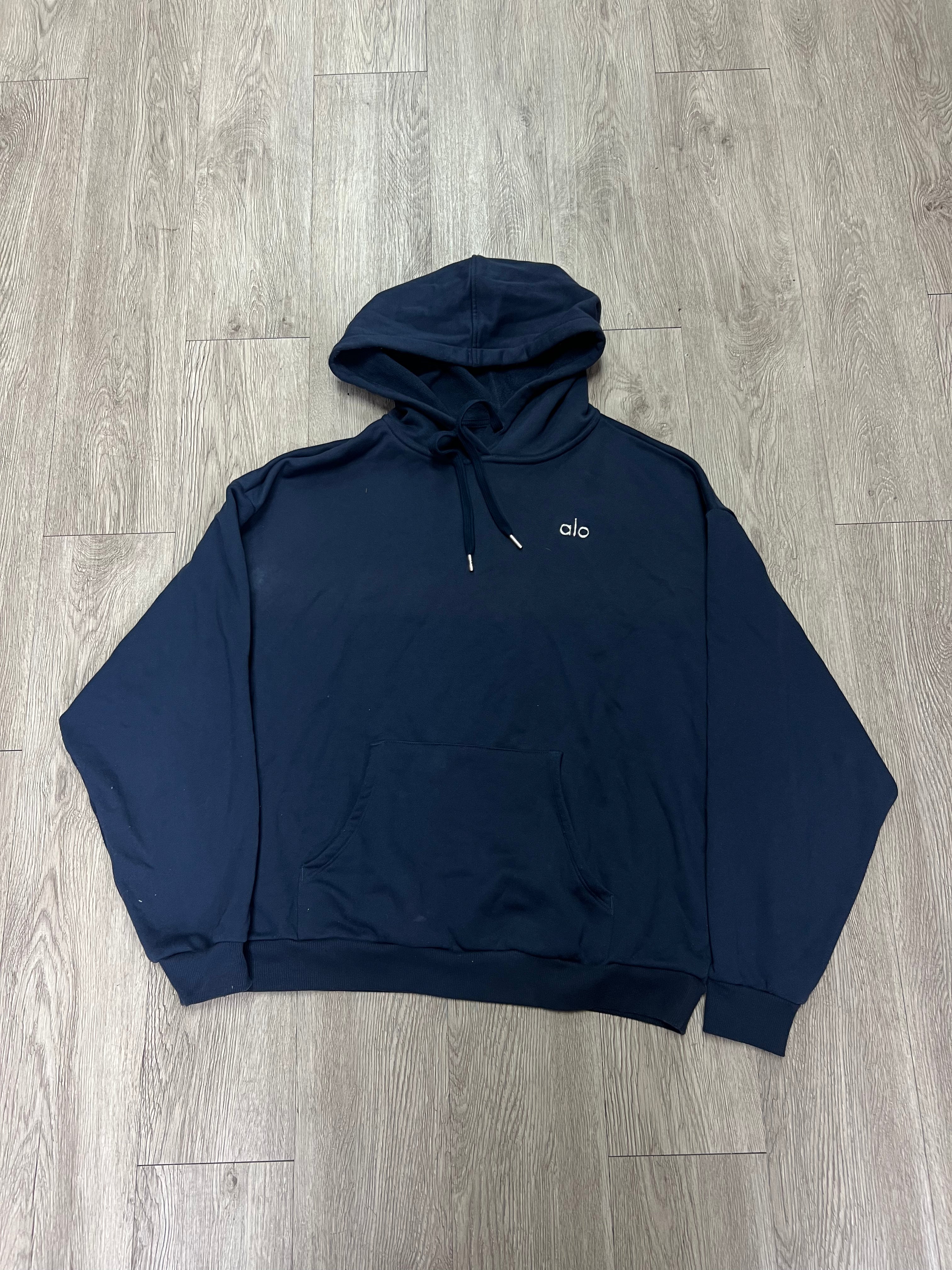 ALO Navy Accolade Hoodie