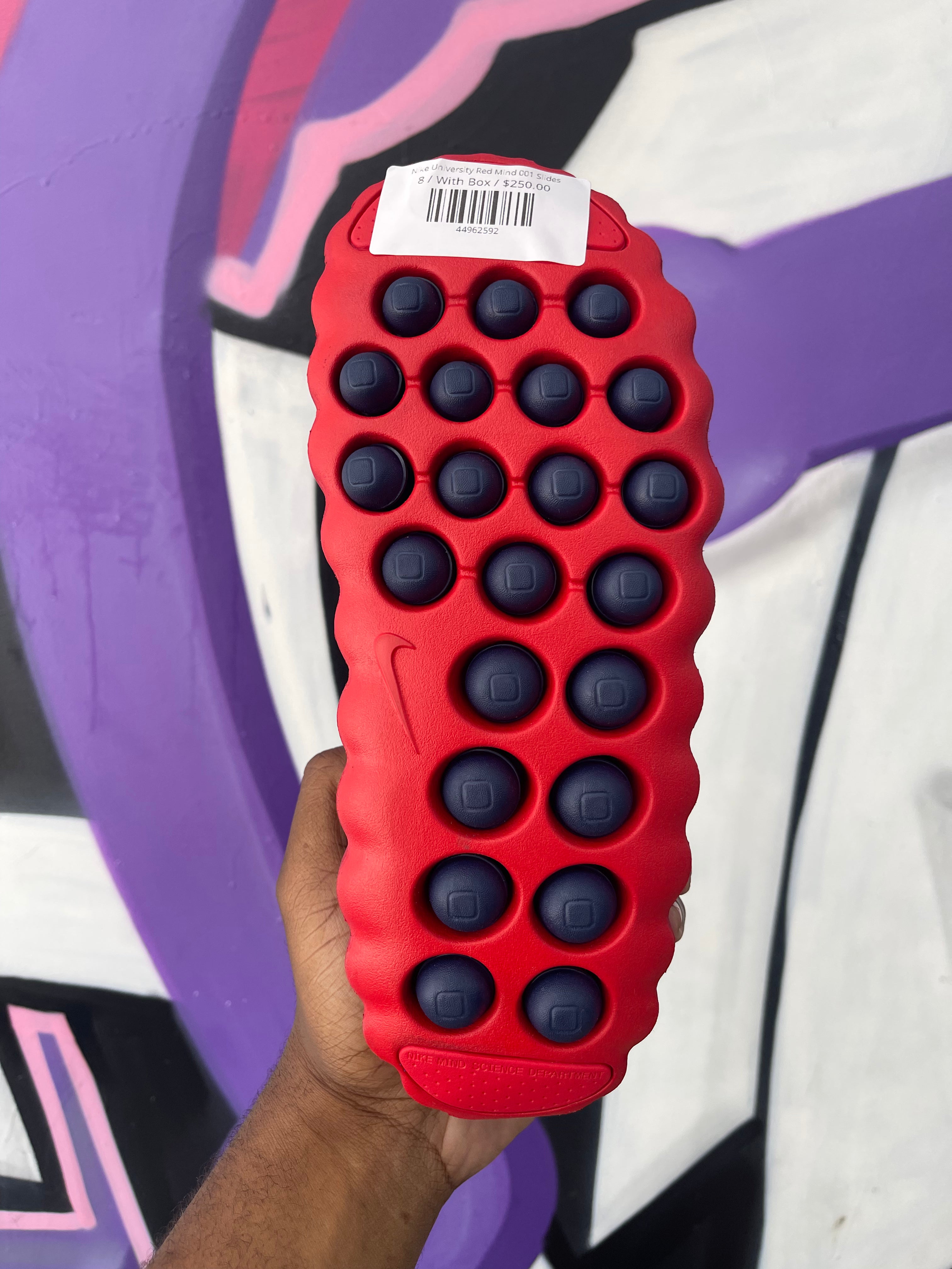 Nike University Red Mind 001 Slides