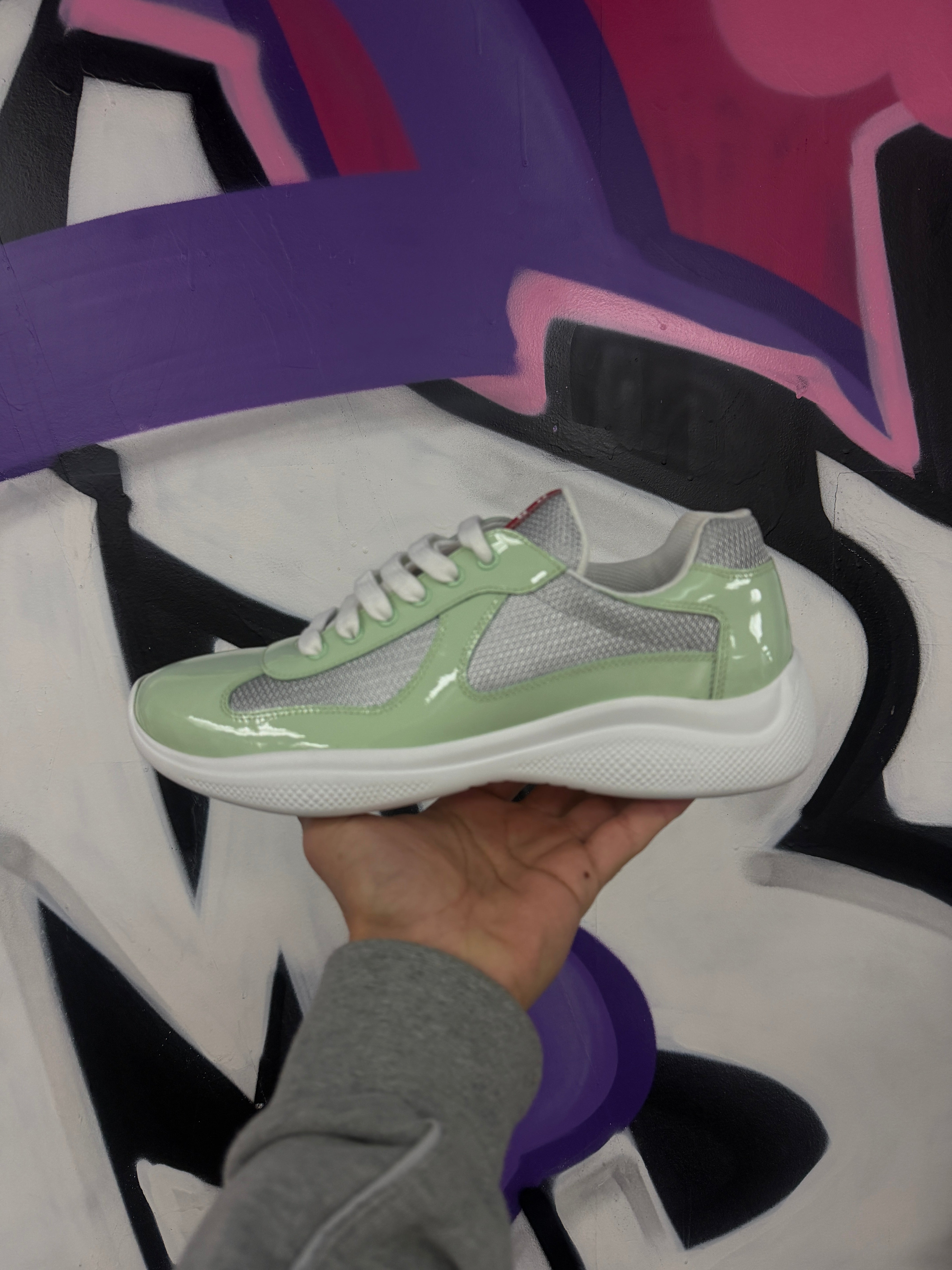 Prada Mint Cup Sneakers