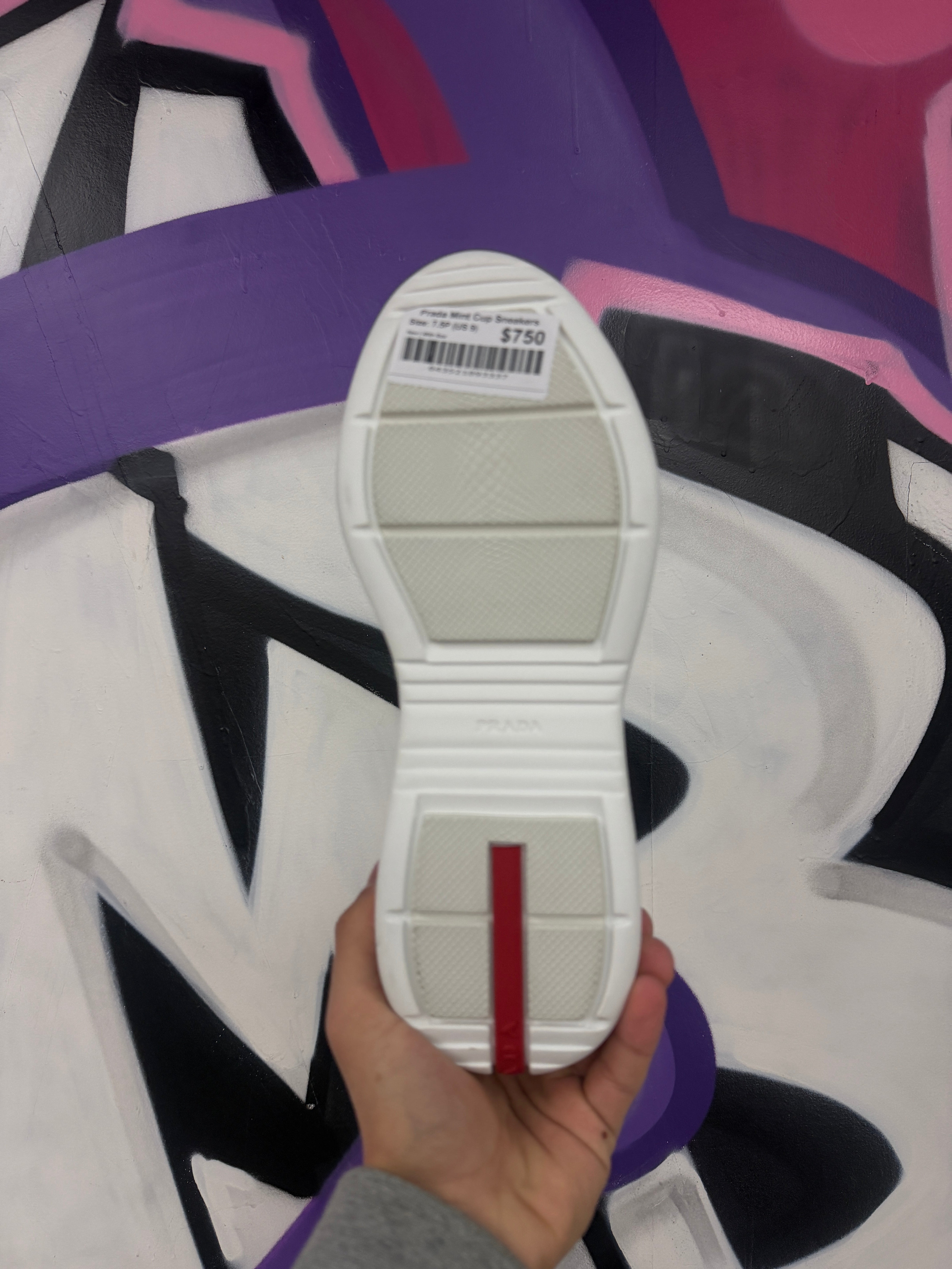 Prada Mint Cup Sneakers