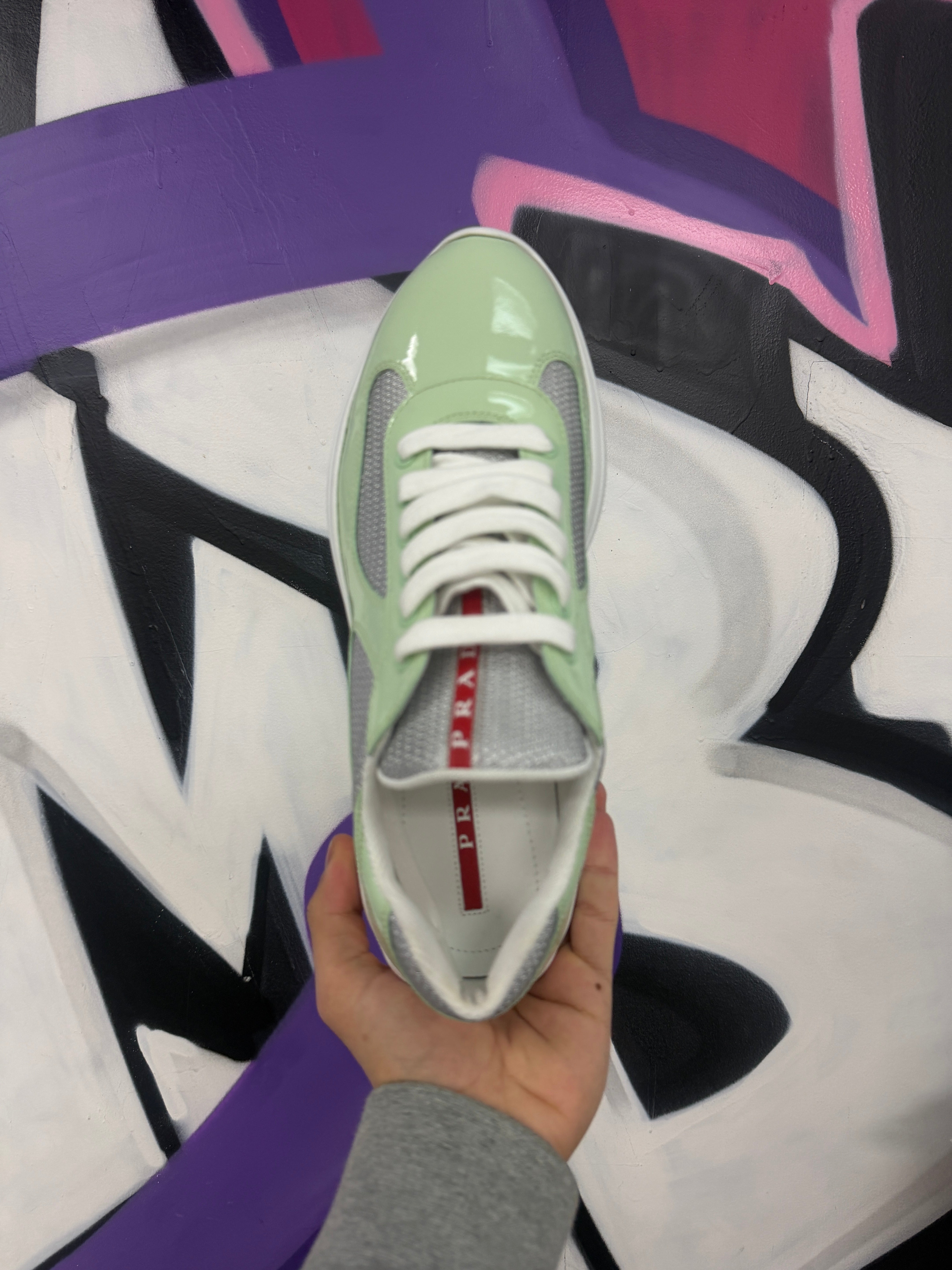 Prada Mint Cup Sneakers