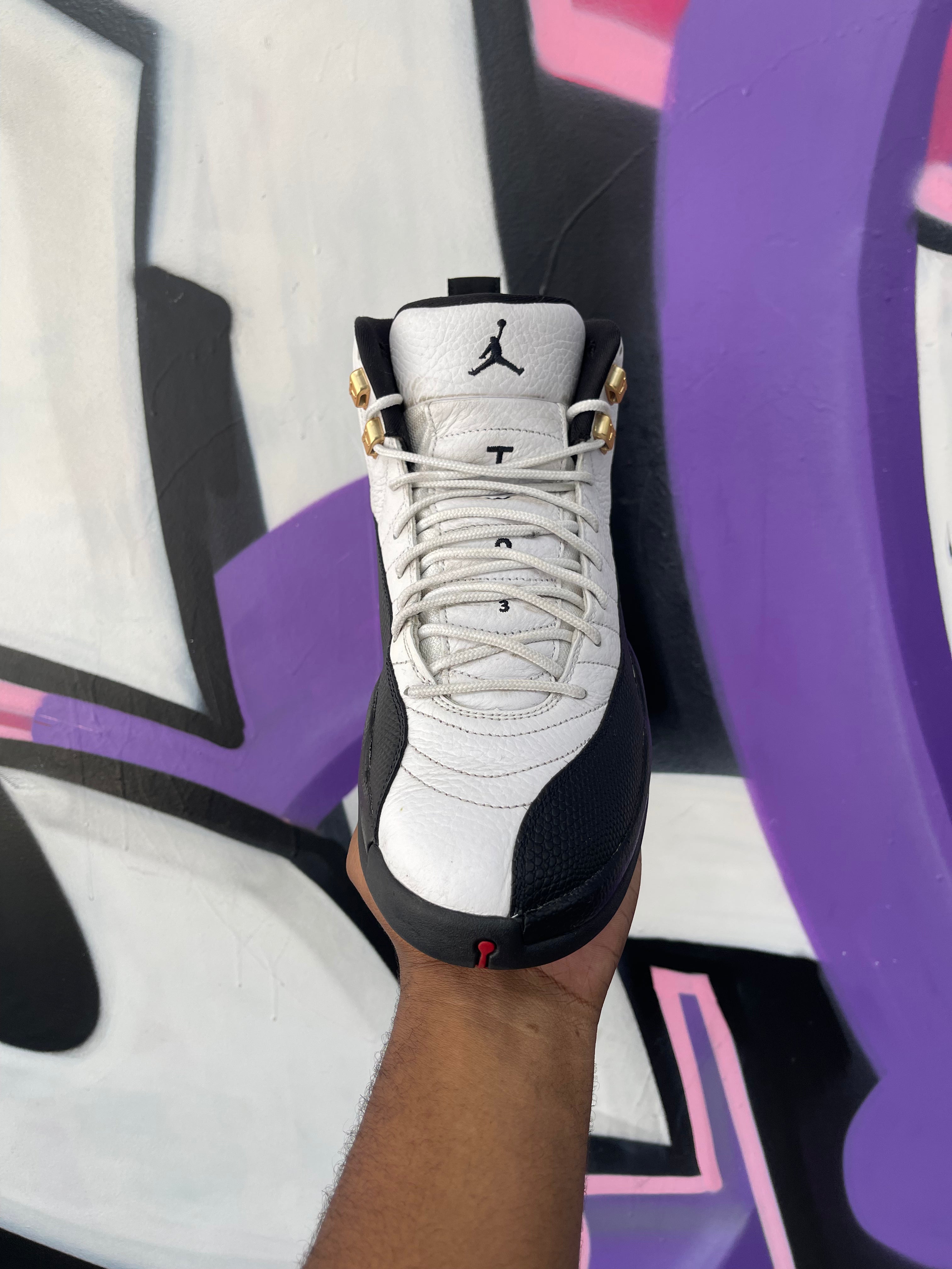 Jordan 12 Taxi Flip Sneakers