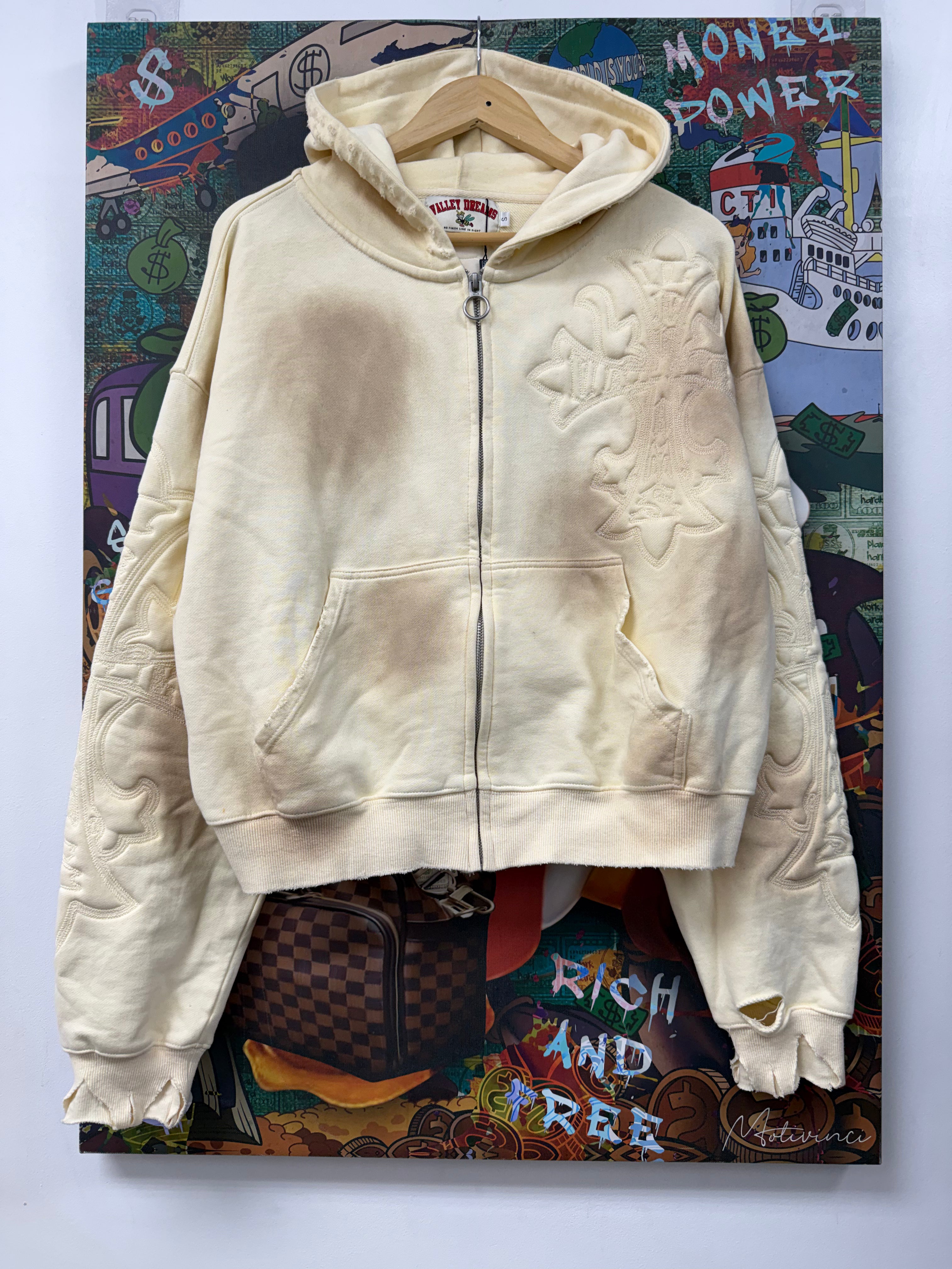 Vale Cream Carver Zip Up