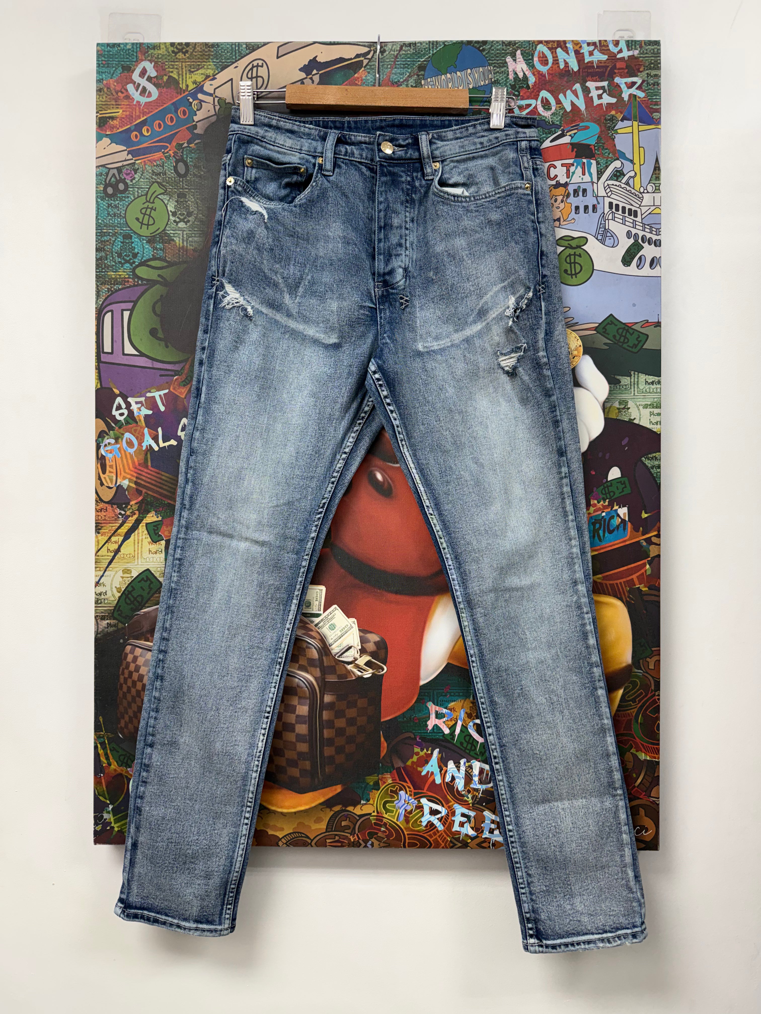Ksubi Light Wash Plain Jeans