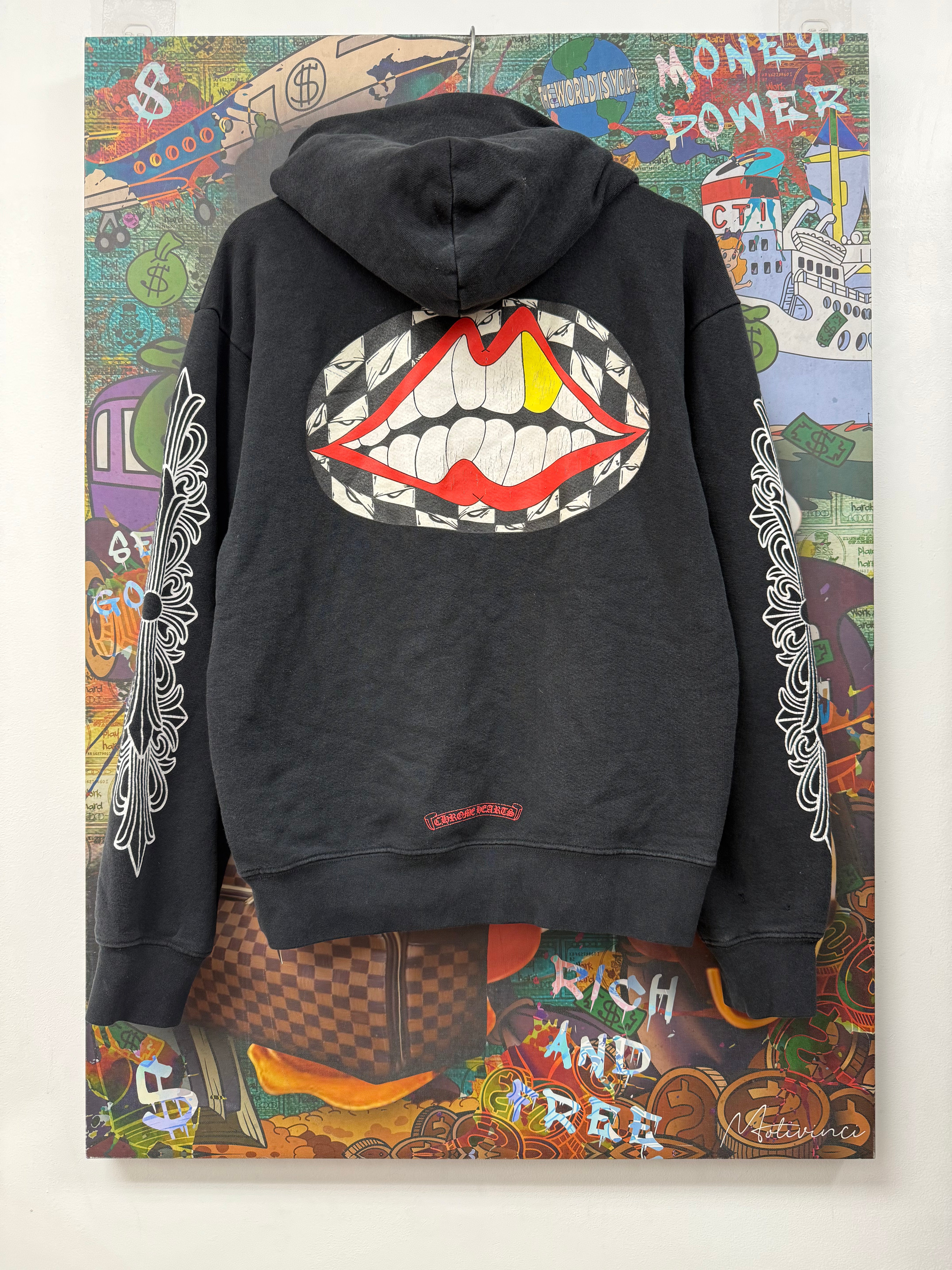 Chrome Hearts Matty Boy Black Chomper Hoodie