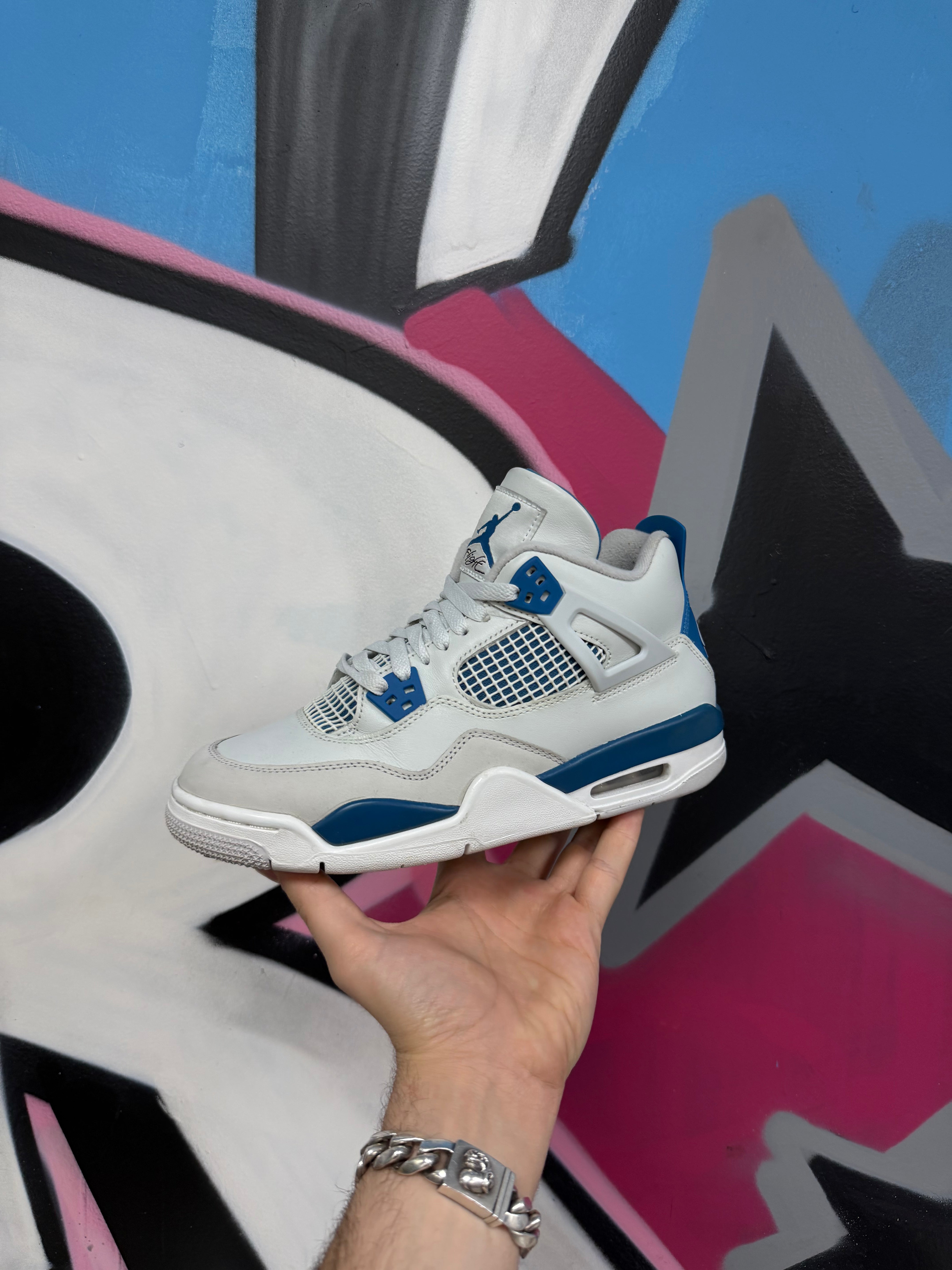 Jordan 4 Military Blue Sneakers