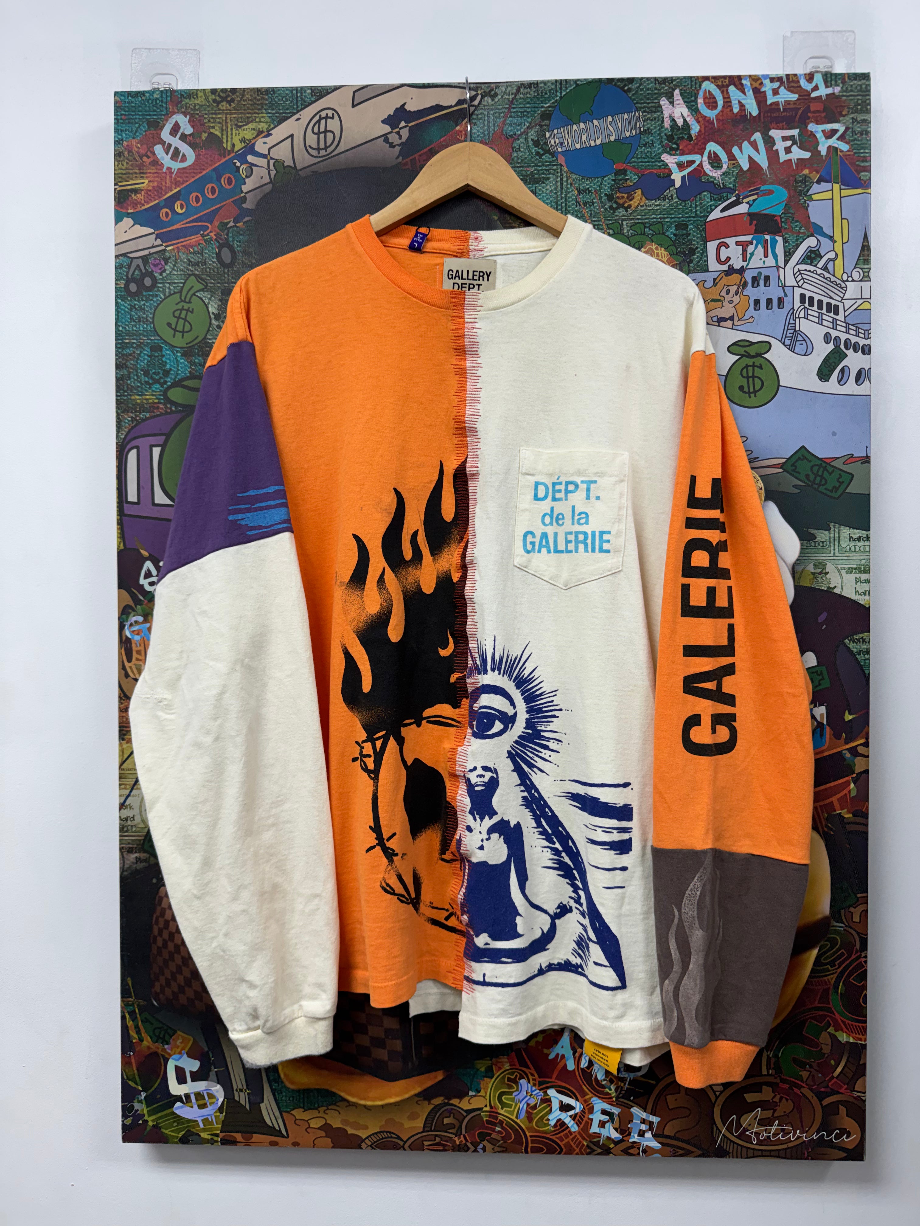 Gallery Dept Purple Orange Retouche Long Sleeve