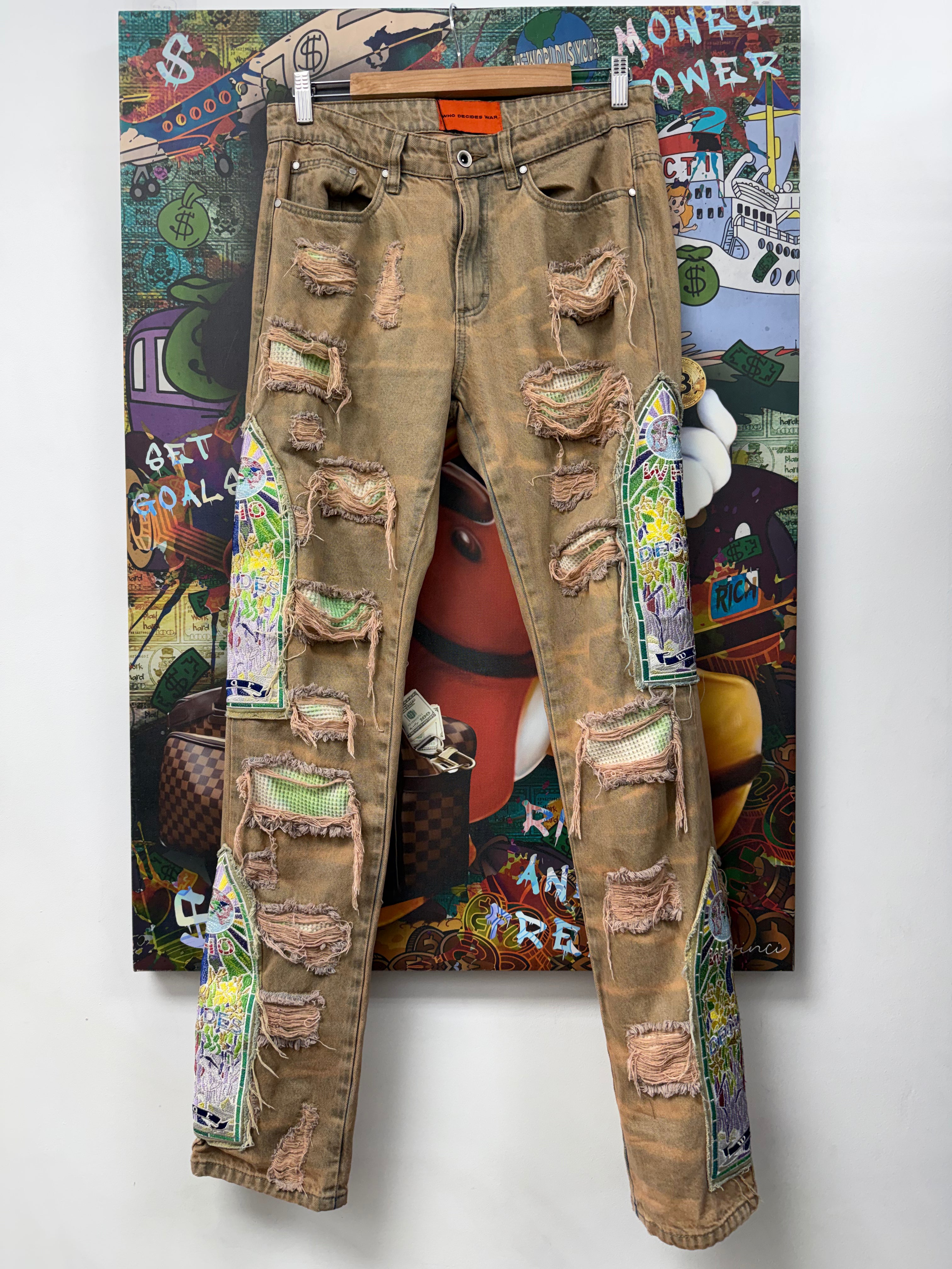 Who Decides War Tan Fusion Jeans
