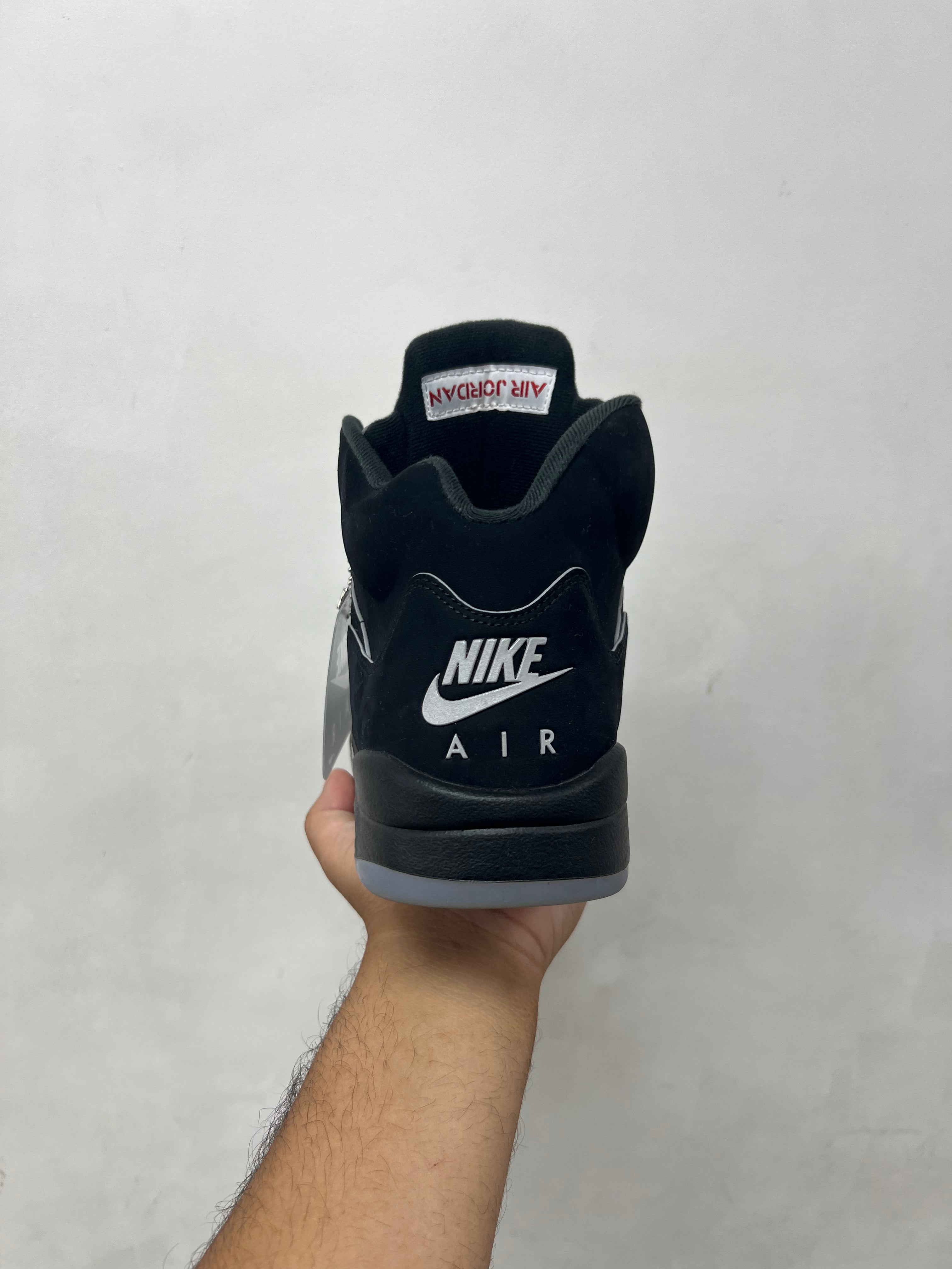 Jordan 5 Black Metallic Sneakers
