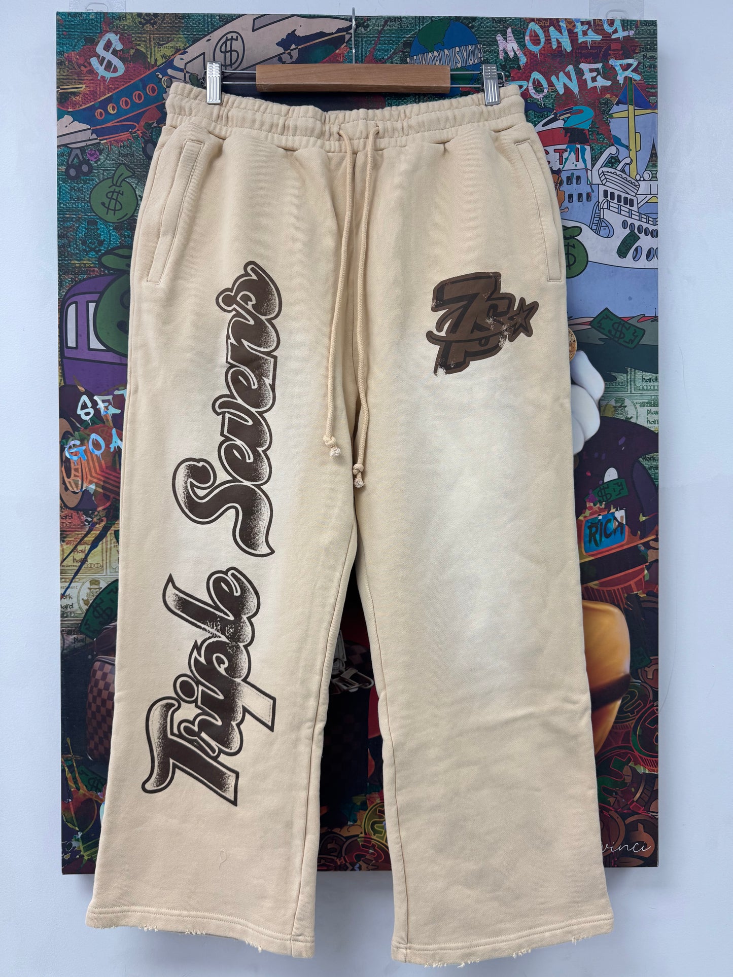 Triple 7 All Star Beige Brown Sweats New (S-XL)