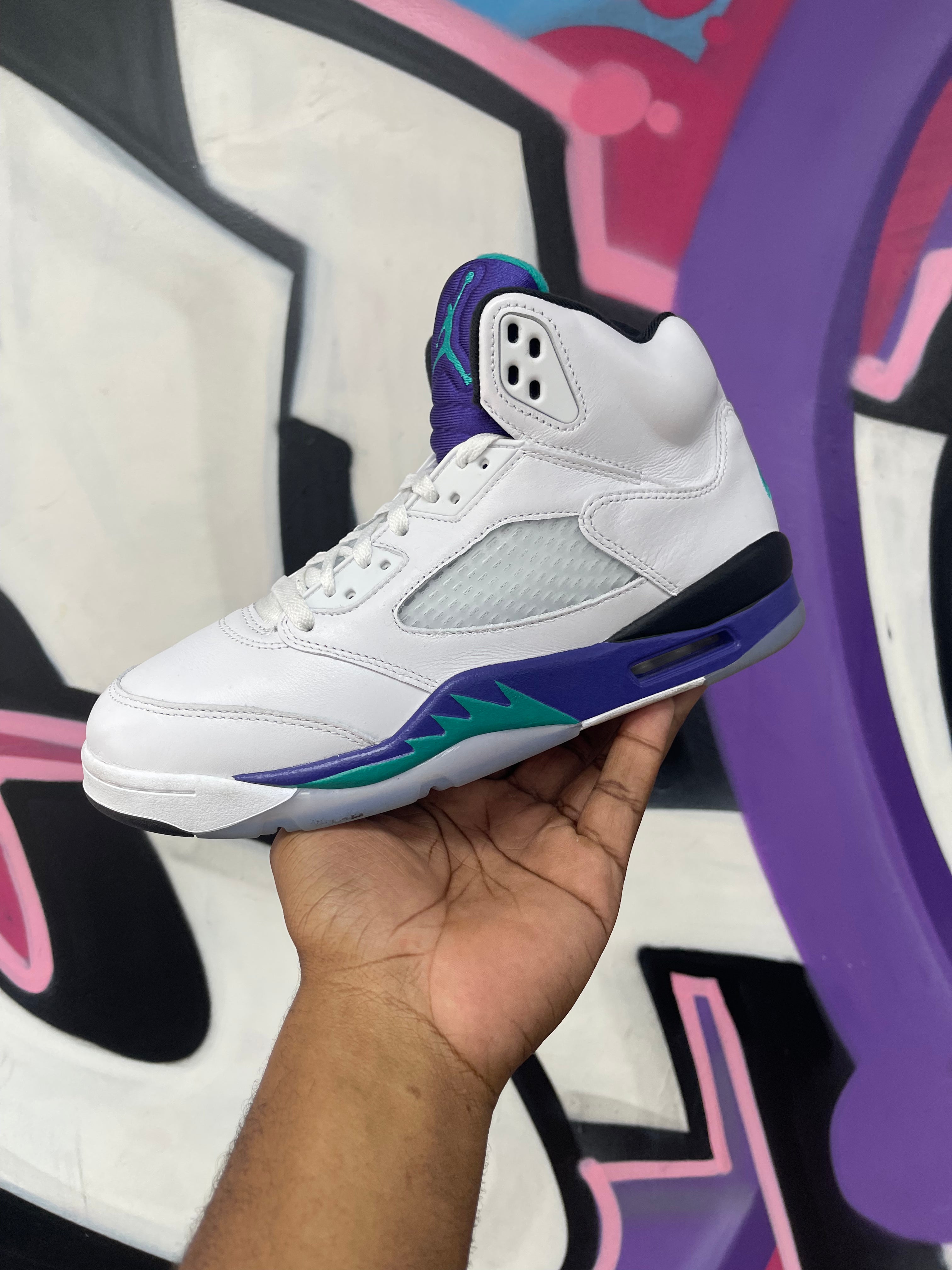 Jordan 5 Grape Sneakers