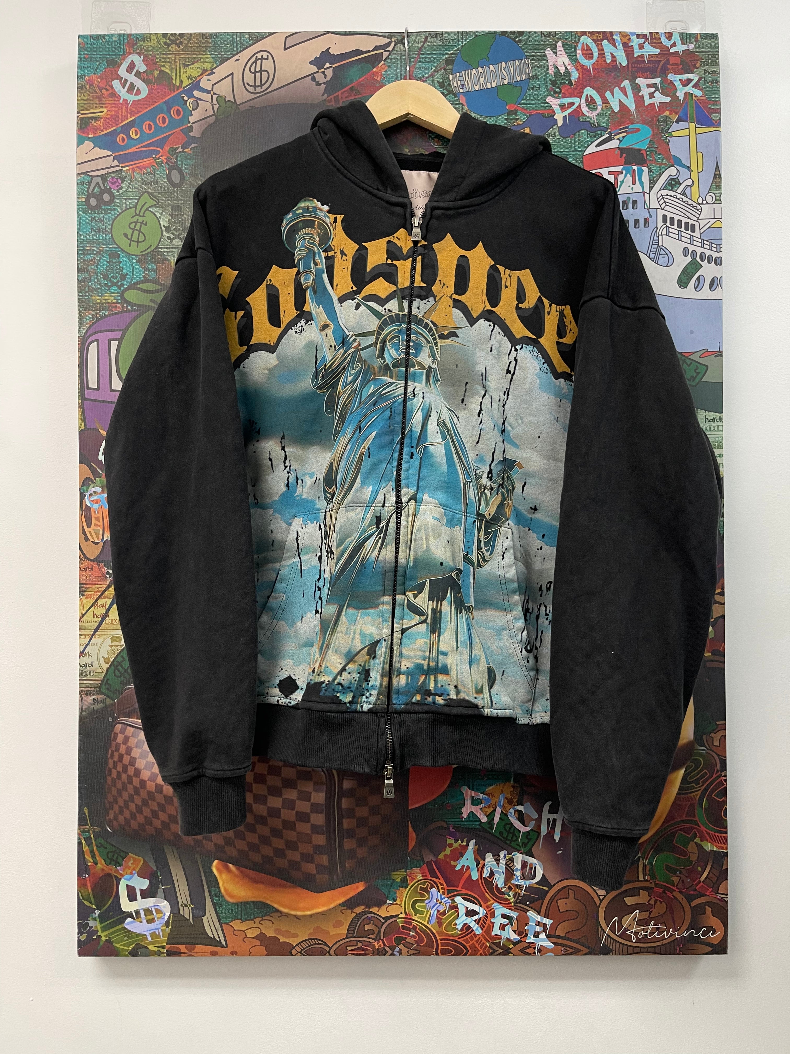 Godspeed Black Wash Liberty Zip Up
