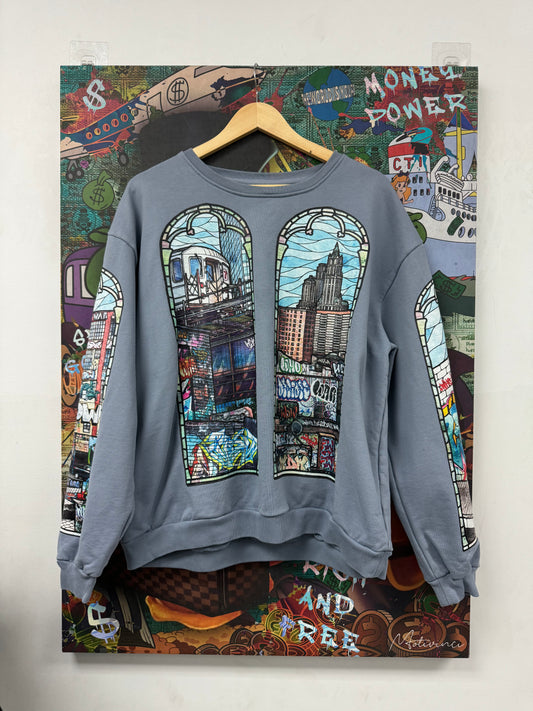 WDW Politics As Usual Crewneck  Used Small