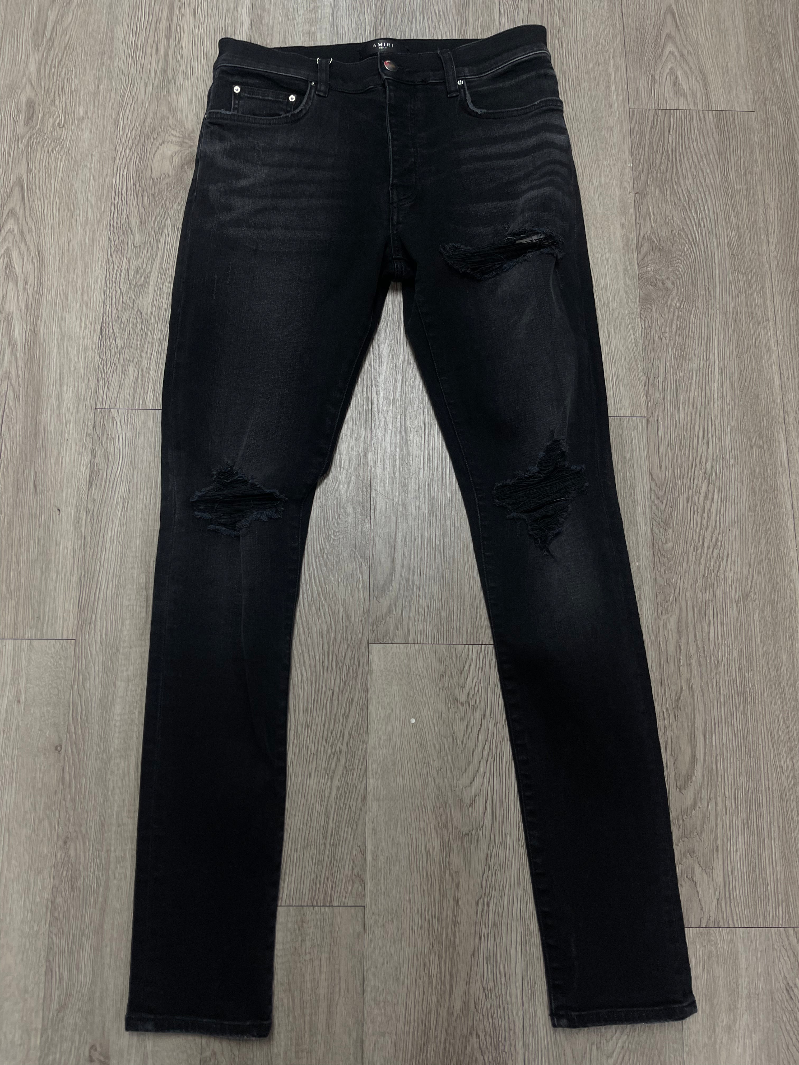 Amiri Black Wash Jeans