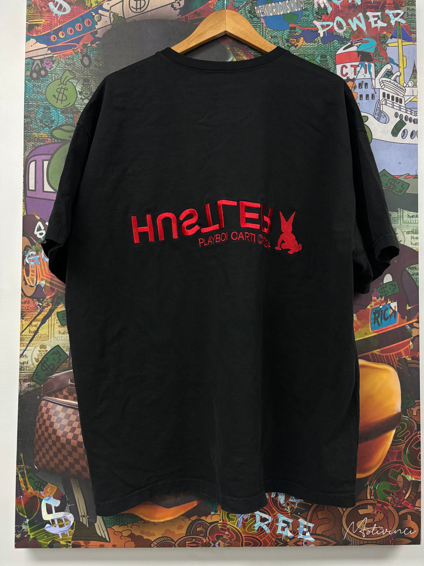 Opium Hustler Tee Black Red