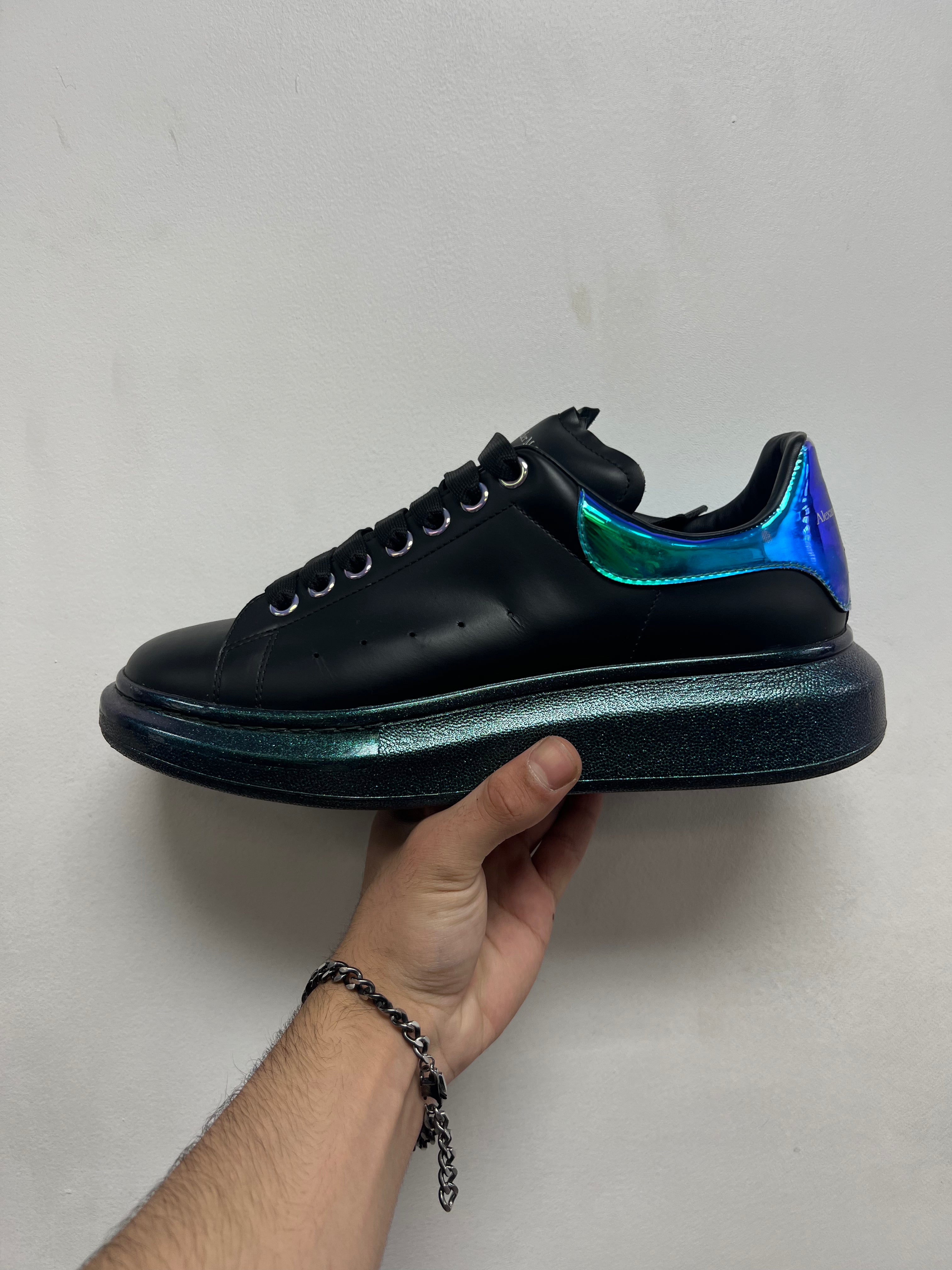 Alexander Mcqueen Black Monochrome Oversized Sneakers