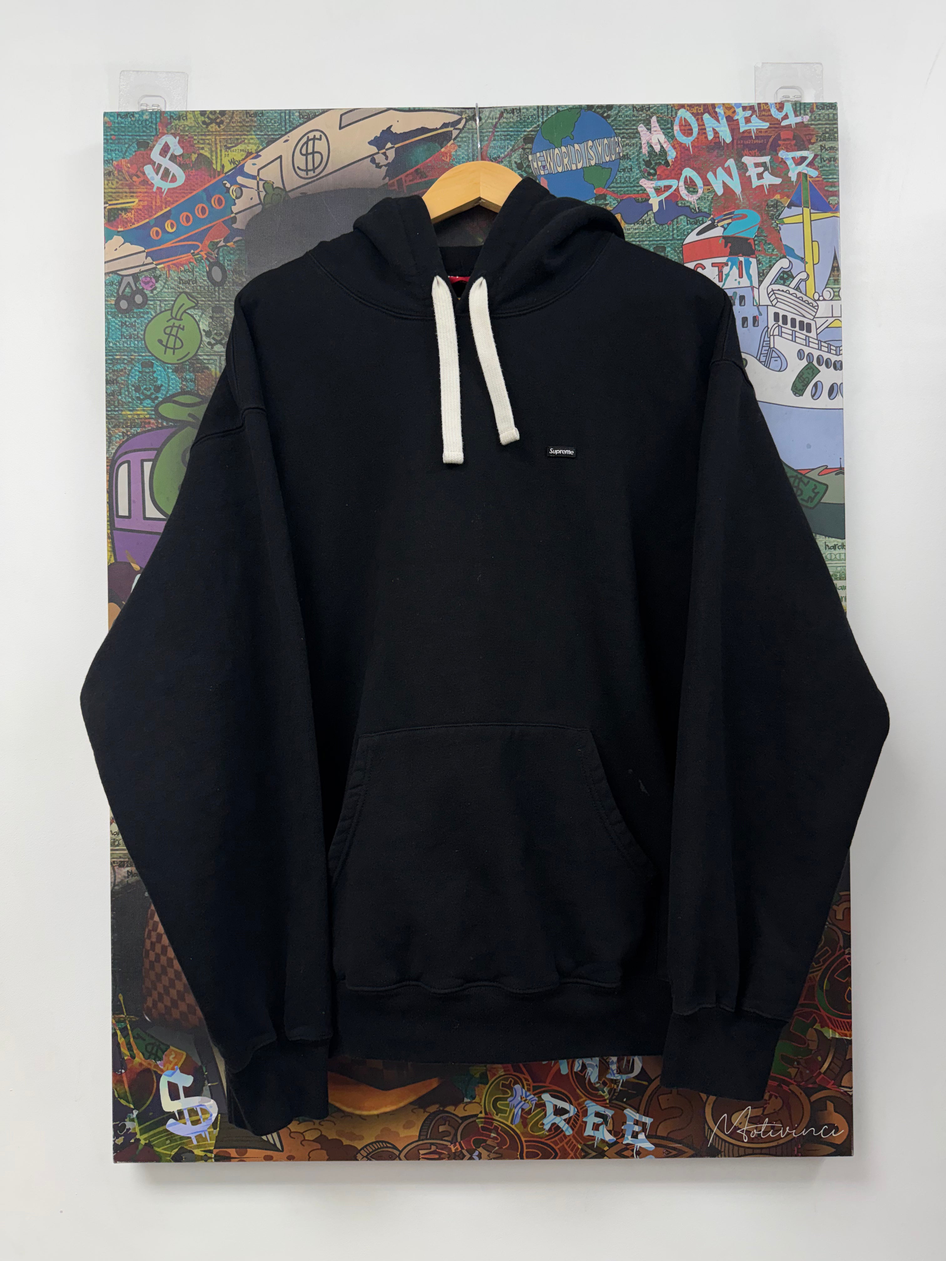 Supreme Black Small BOGO Hoodie