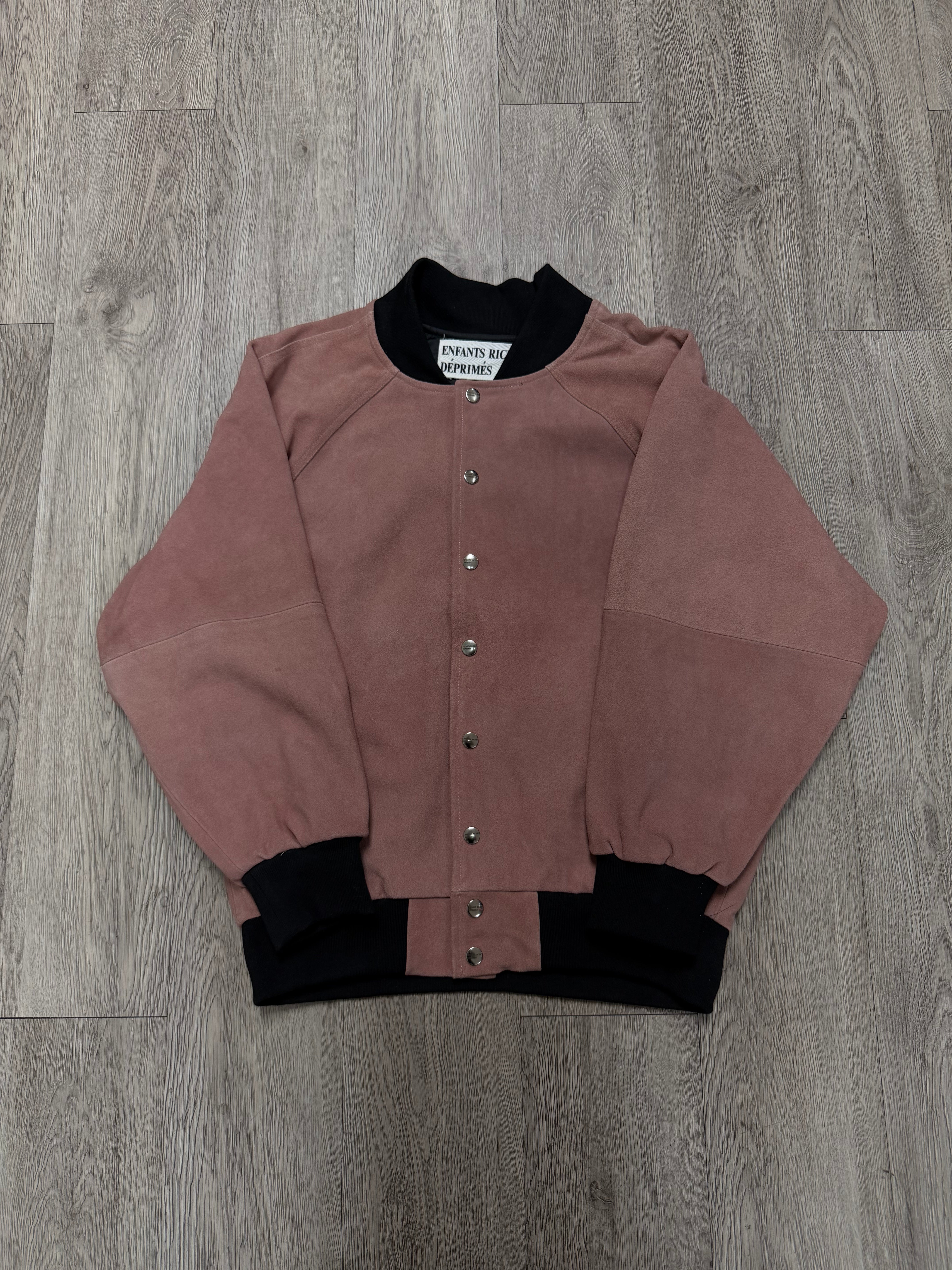 ENFANTS RICHES DÉPRIMÉS Pink Suede Nosebleed Jacket