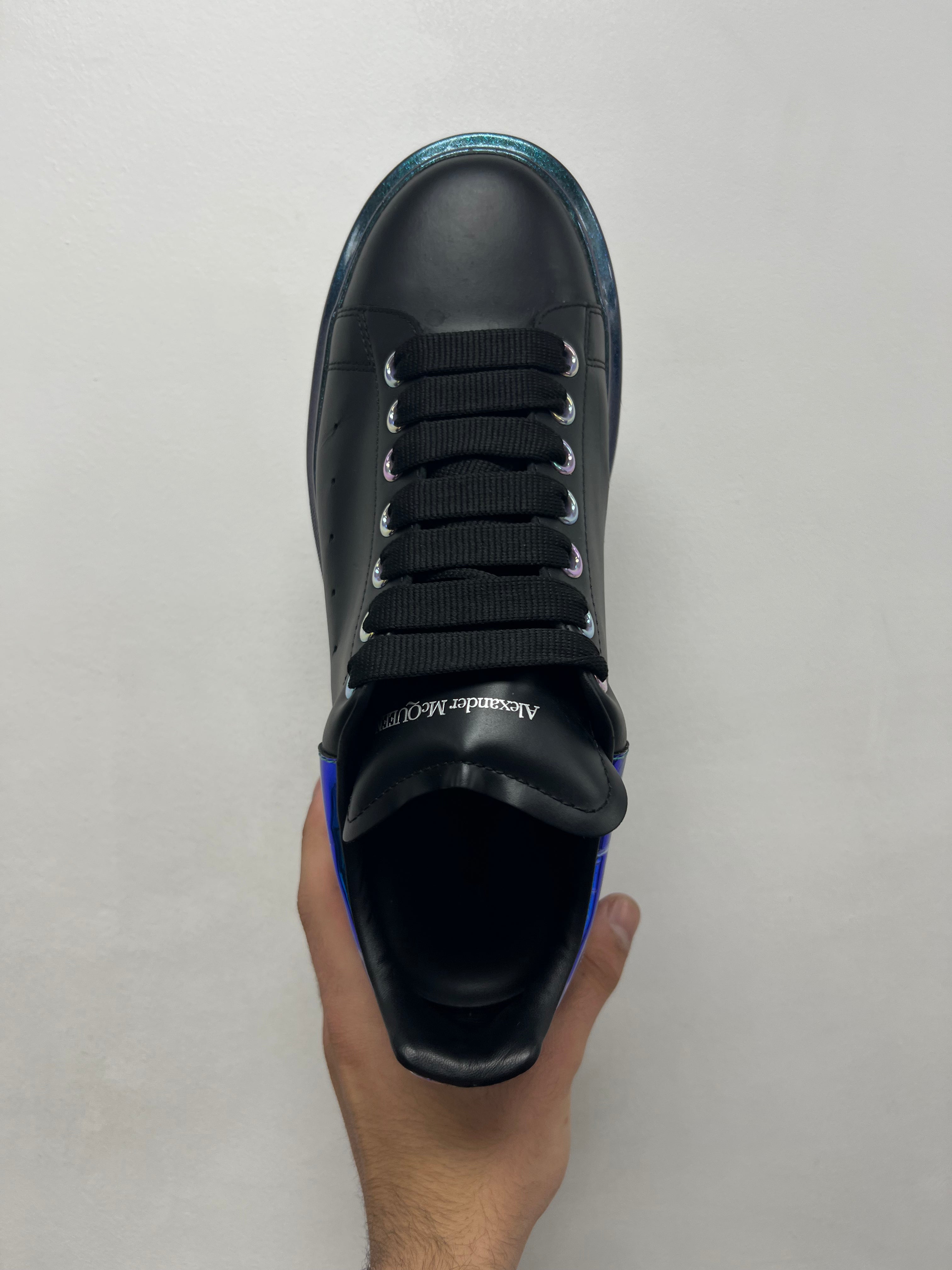 Alexander Mcqueen Black Monochrome Oversized Sneakers