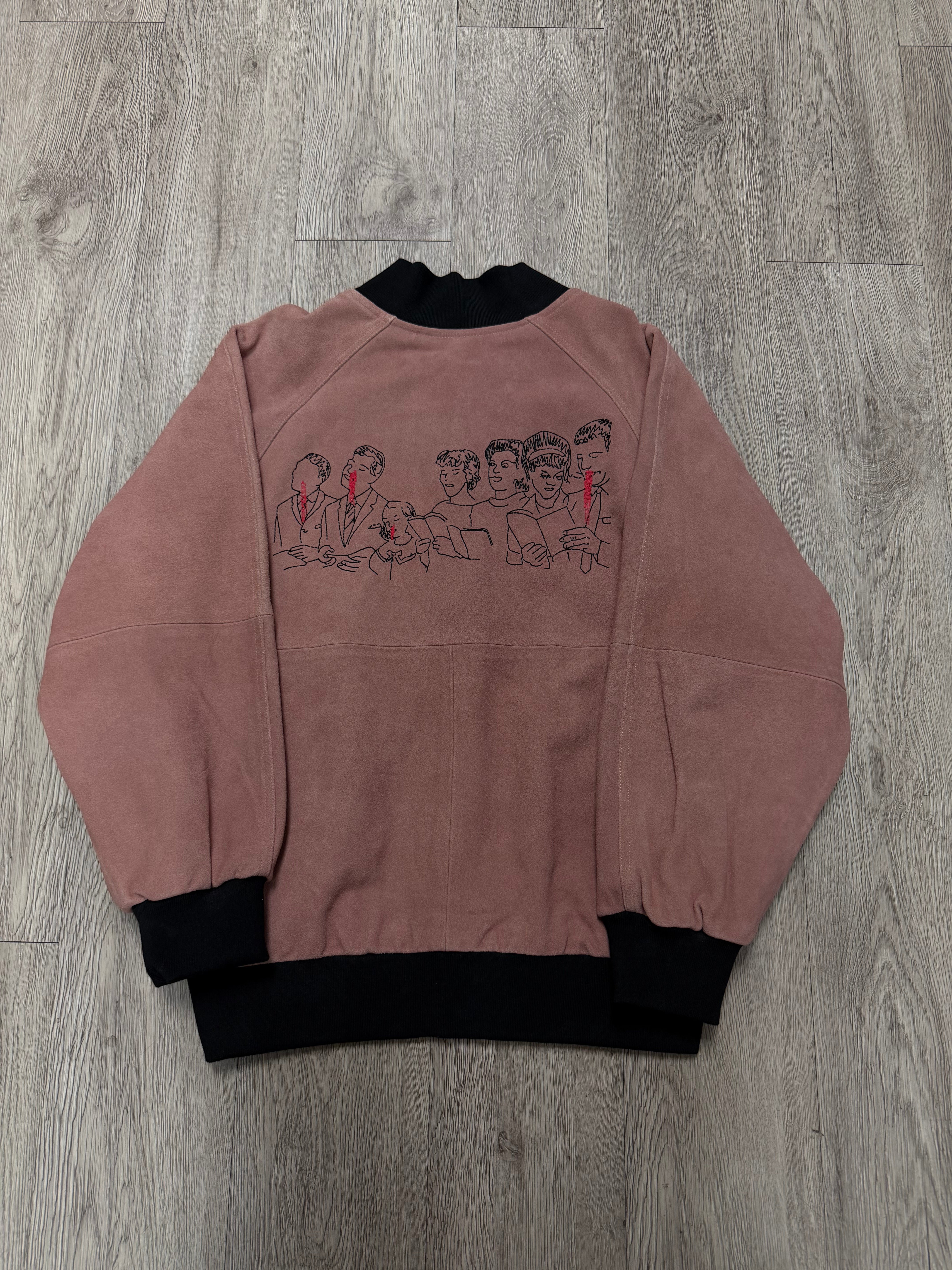 ENFANTS RICHES DÉPRIMÉS Pink Suede Nosebleed Jacket