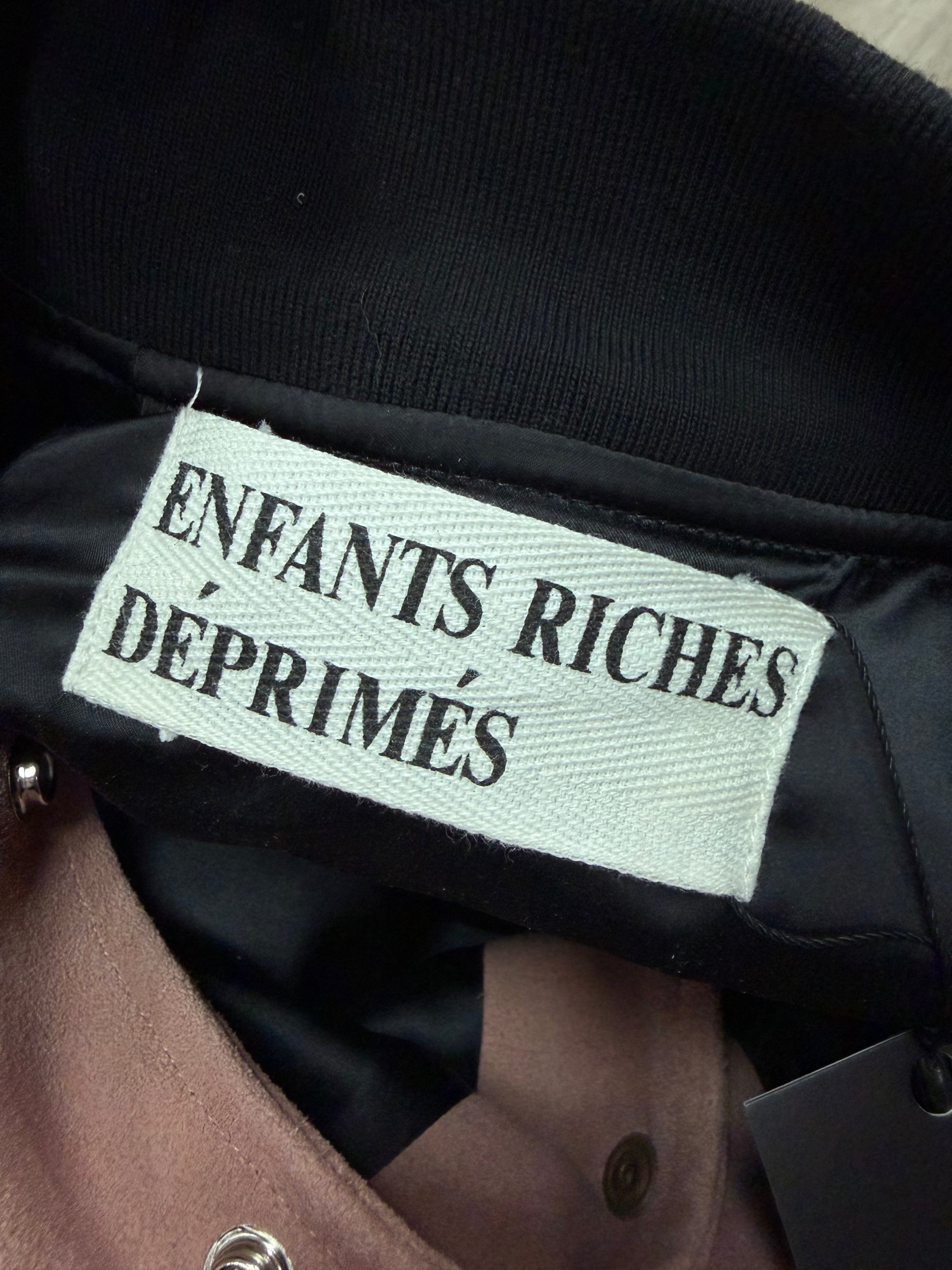 ENFANTS RICHES DÉPRIMÉS Pink Suede Nosebleed Jacket