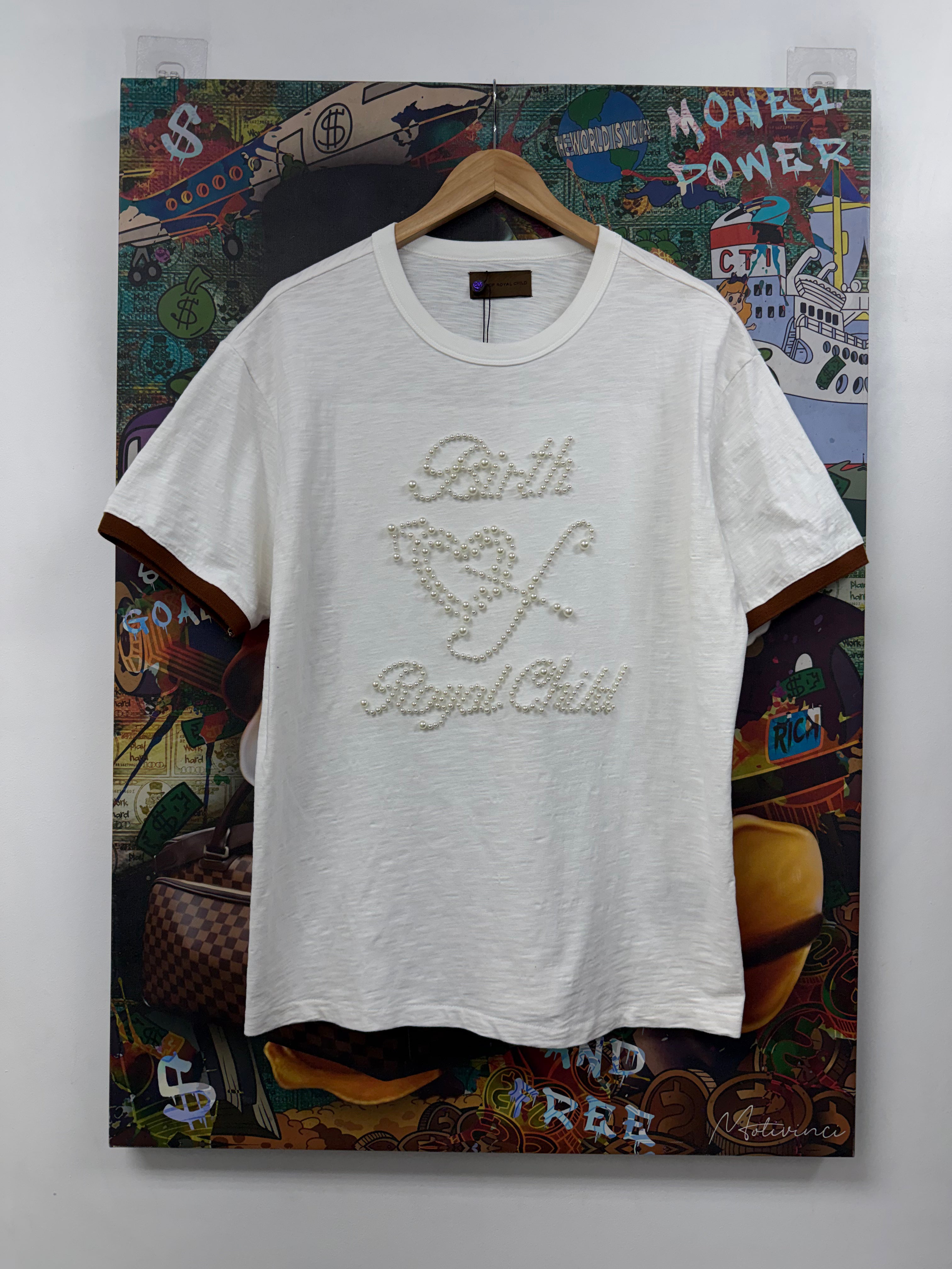Birth Of A Royal Child White Pearl Tee