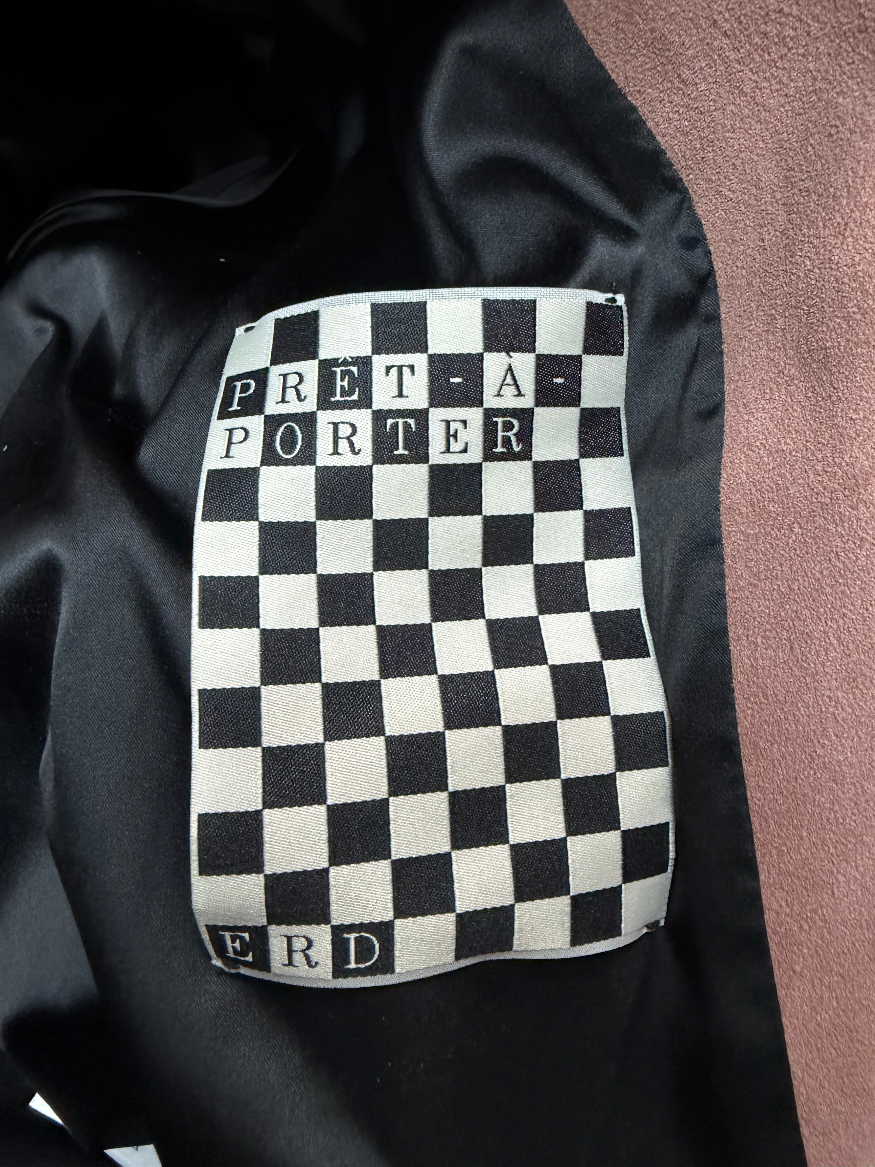 ENFANTS RICHES DÉPRIMÉS Pink Suede Nosebleed Jacket