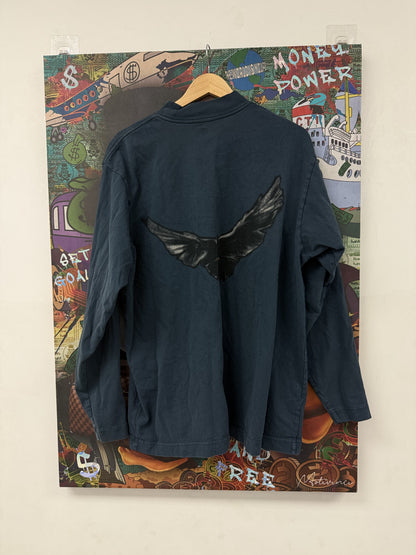 YZY Gap Dove LS Blue Used XS (Oversized) (Fits Small) N/A