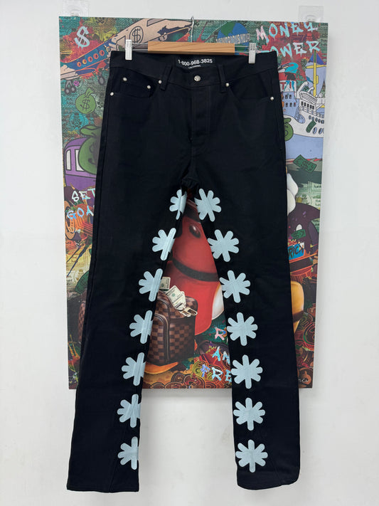 LOSTSHDWS Jeans Black Baby Blue Used 34 N/A
