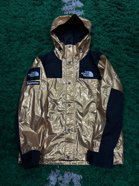 Supreme TNF Mountain Parka Gold Used Small N/A