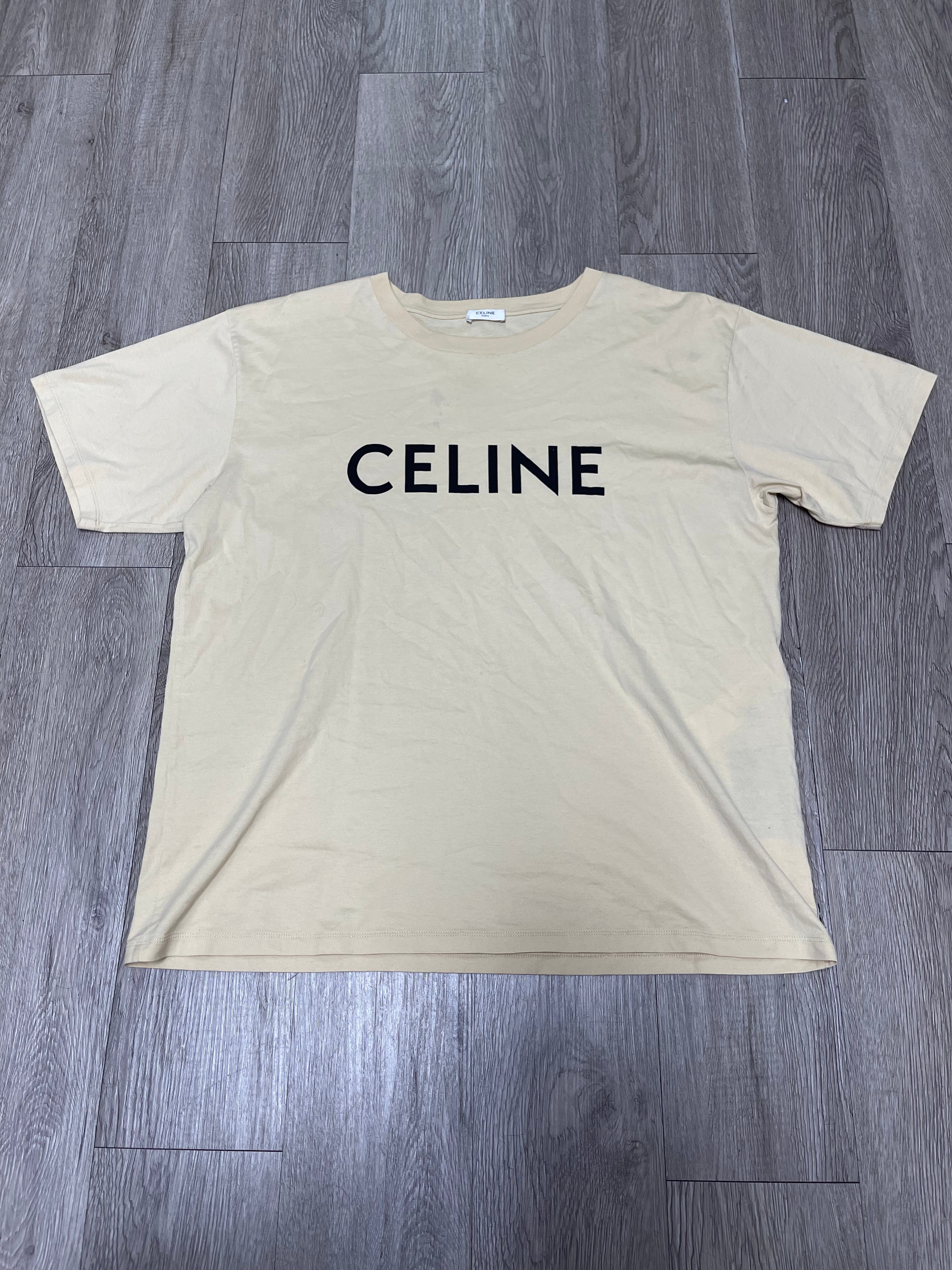 Celine Tan Black Logo Tee