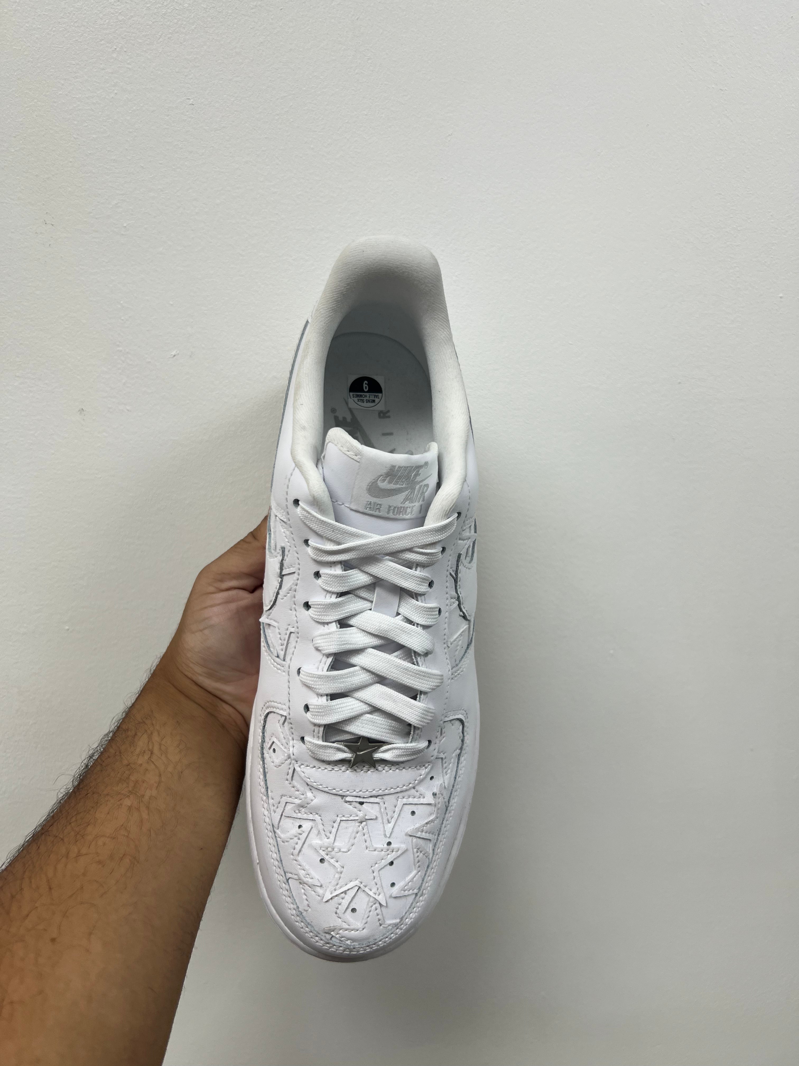 Nike AF1 White Edge Sneakers