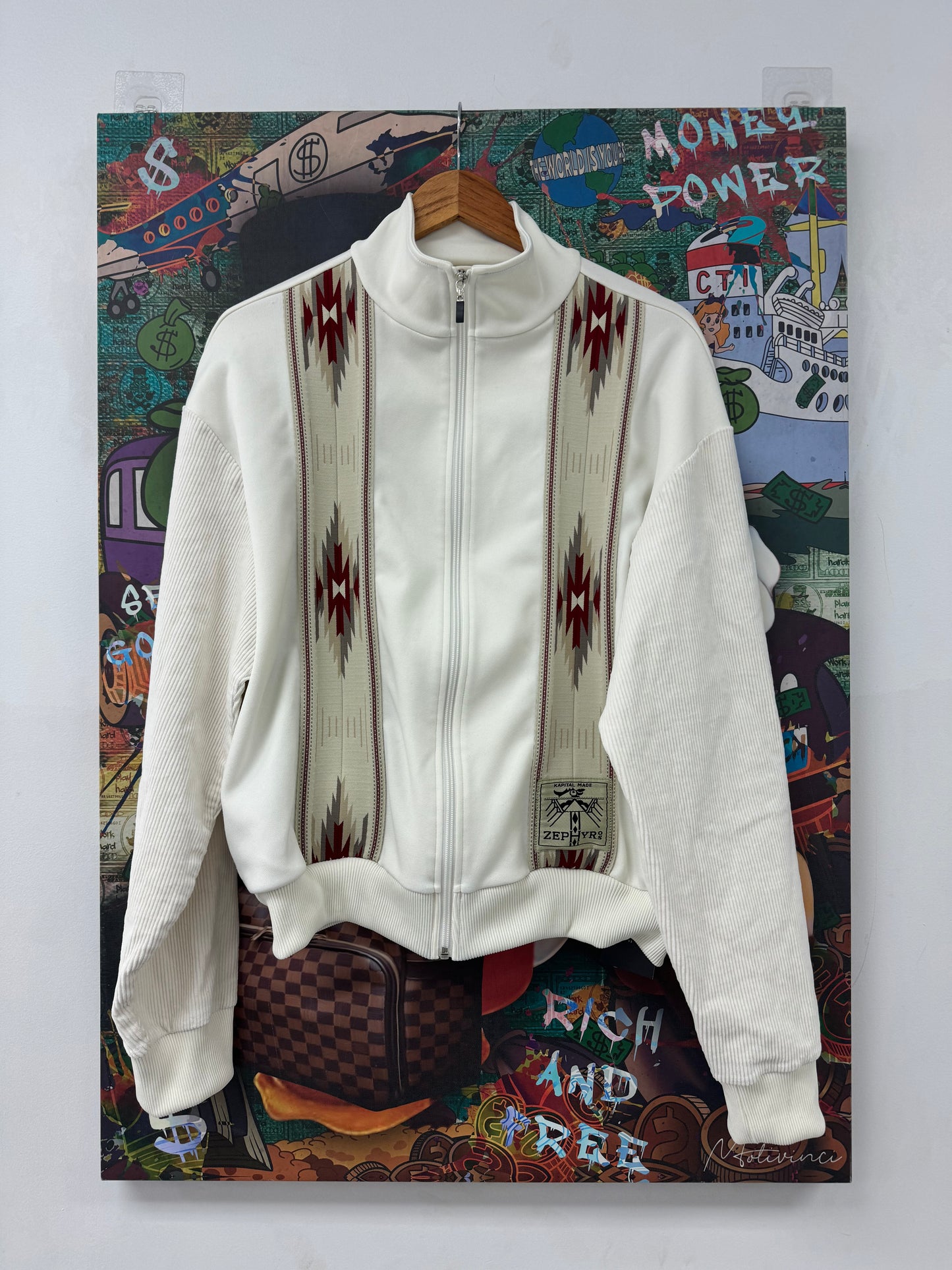 Kapital Corduroy Track Jacket White Used 3 (Medium) N/A