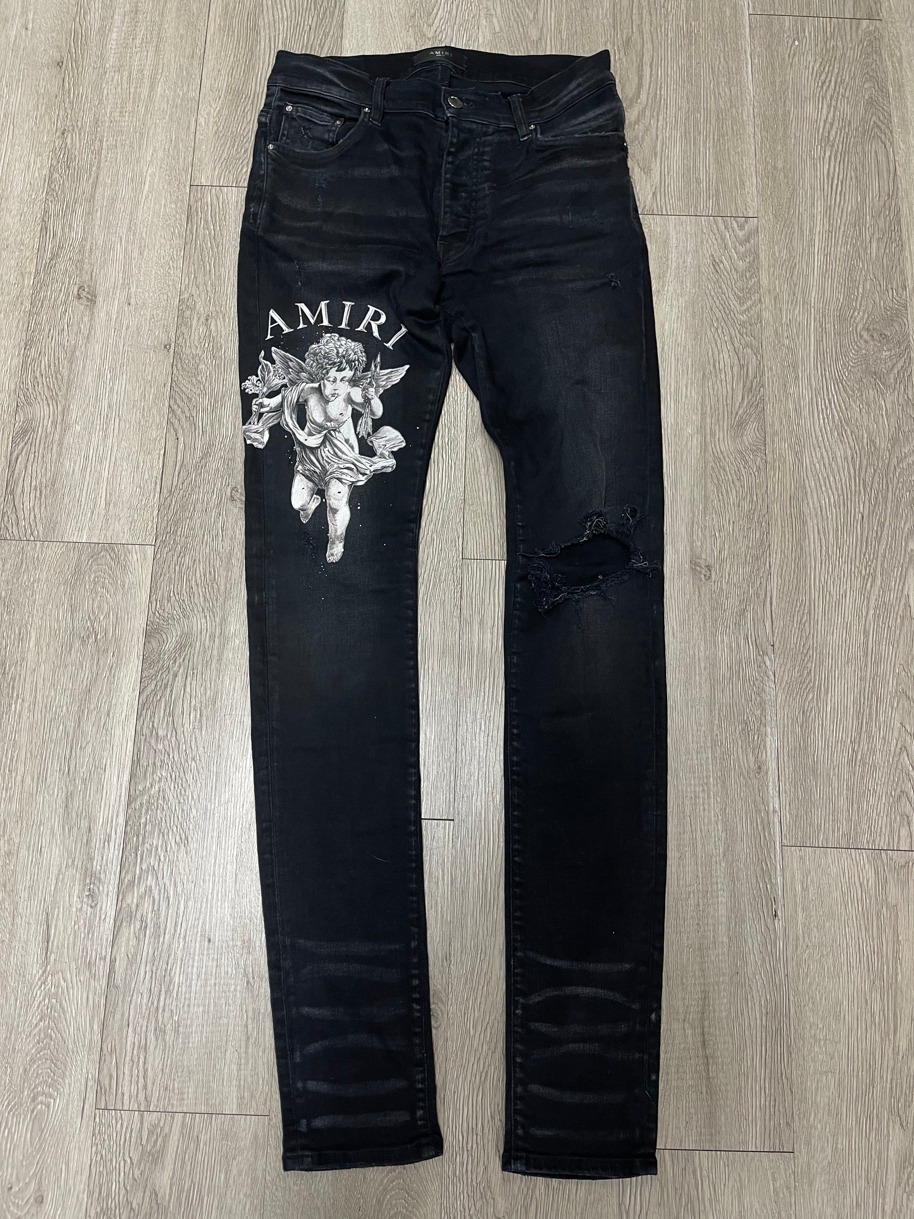 Amiri Black Wash Cherub Jeans