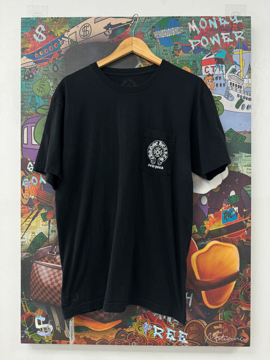 Chrome Hearts New York Horseshoe Tee Black Used XL N/A