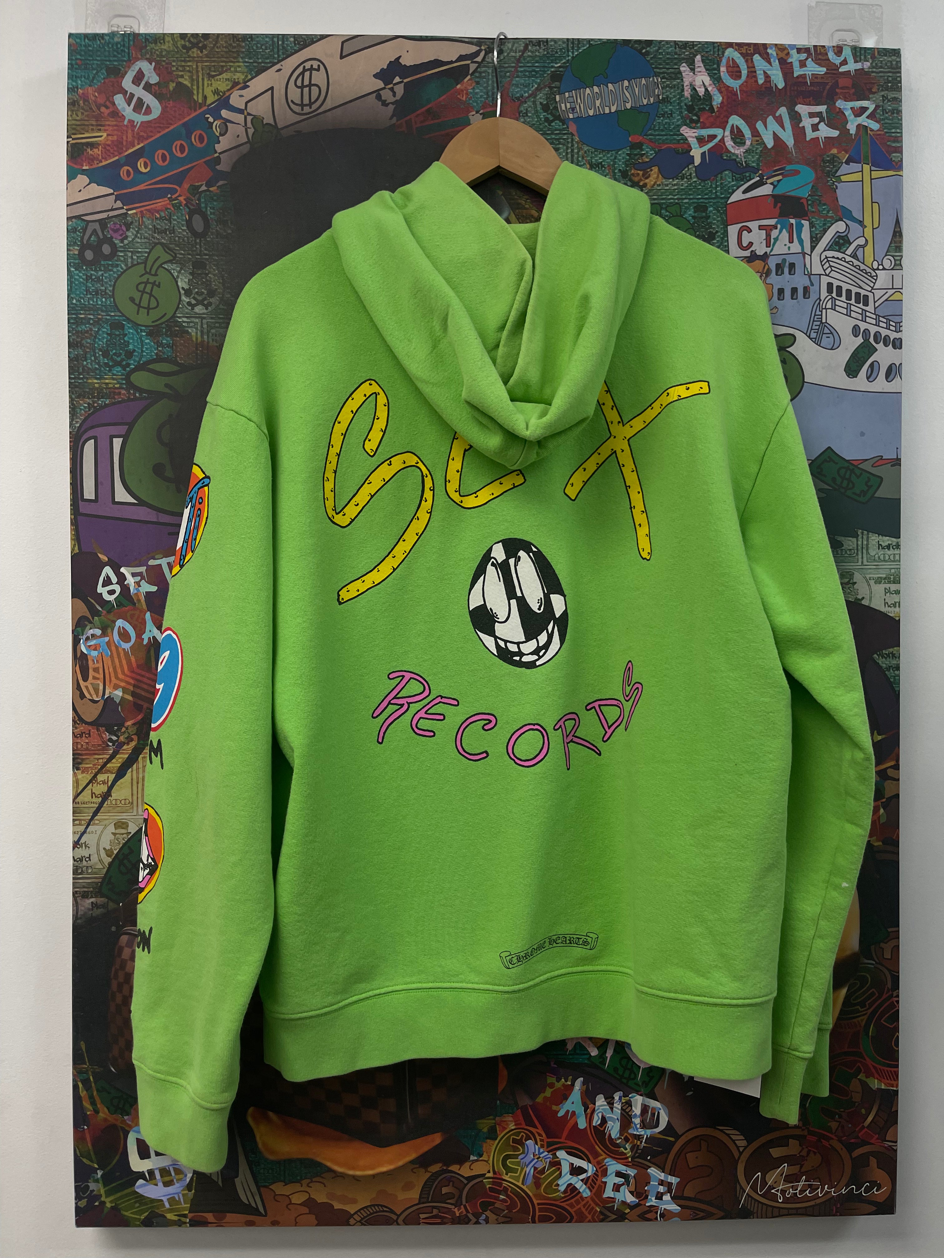 Chrome Hearts Matty Boy Green Sex Records Hoodie