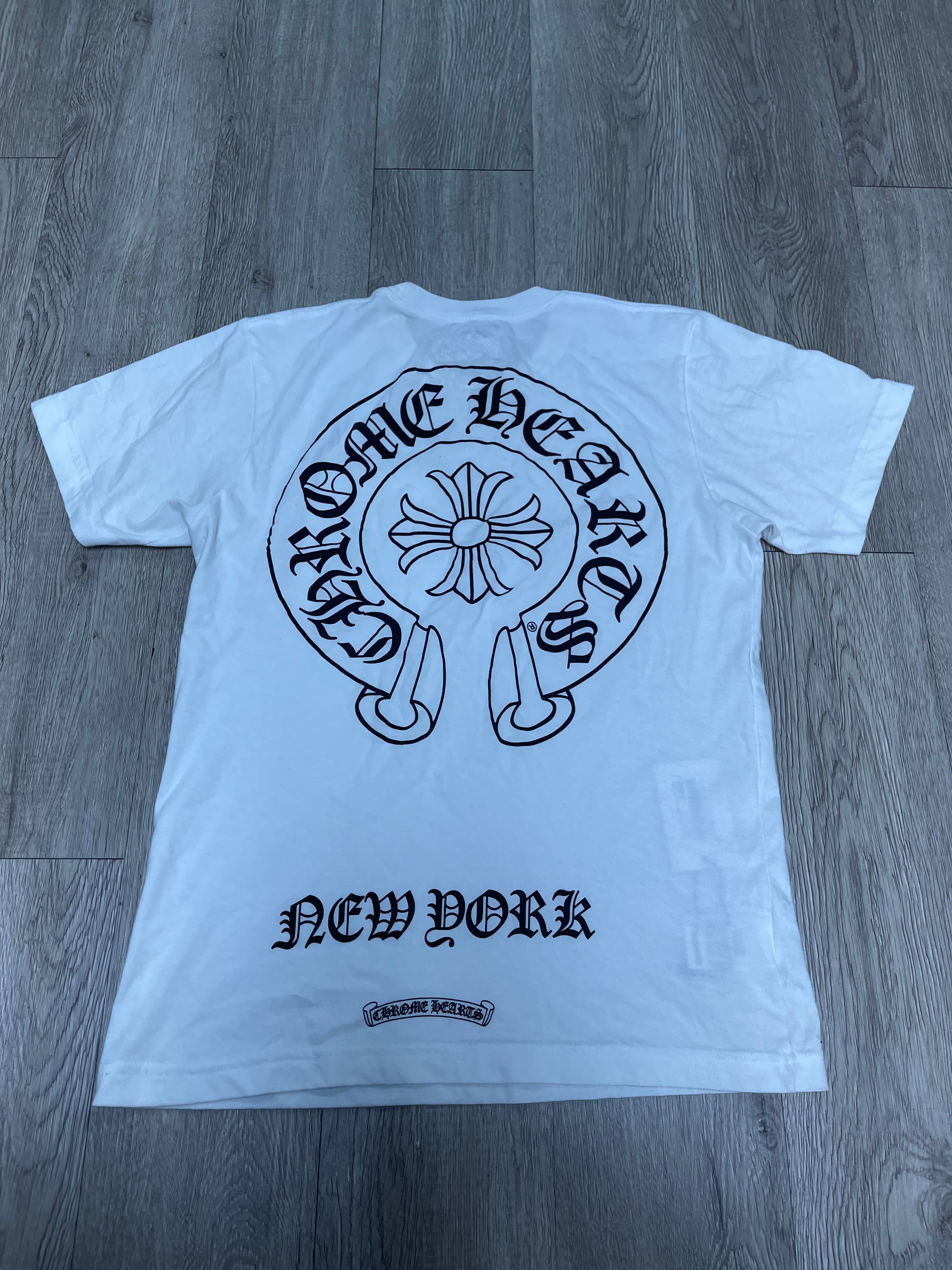 Chrome  Hearts White Horseshoe Tee