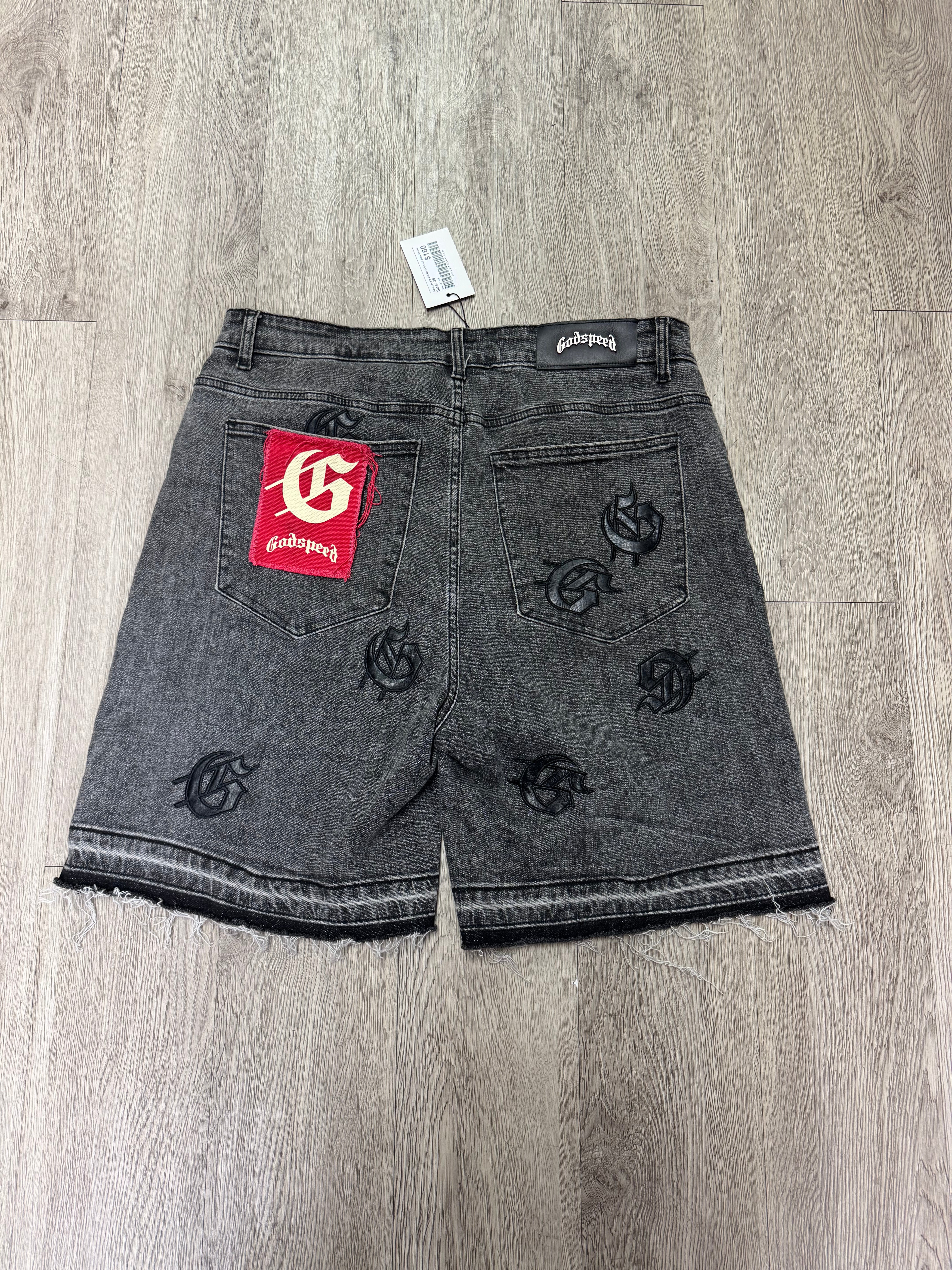Godspeed Black Wash Infiniti Jean Shorts