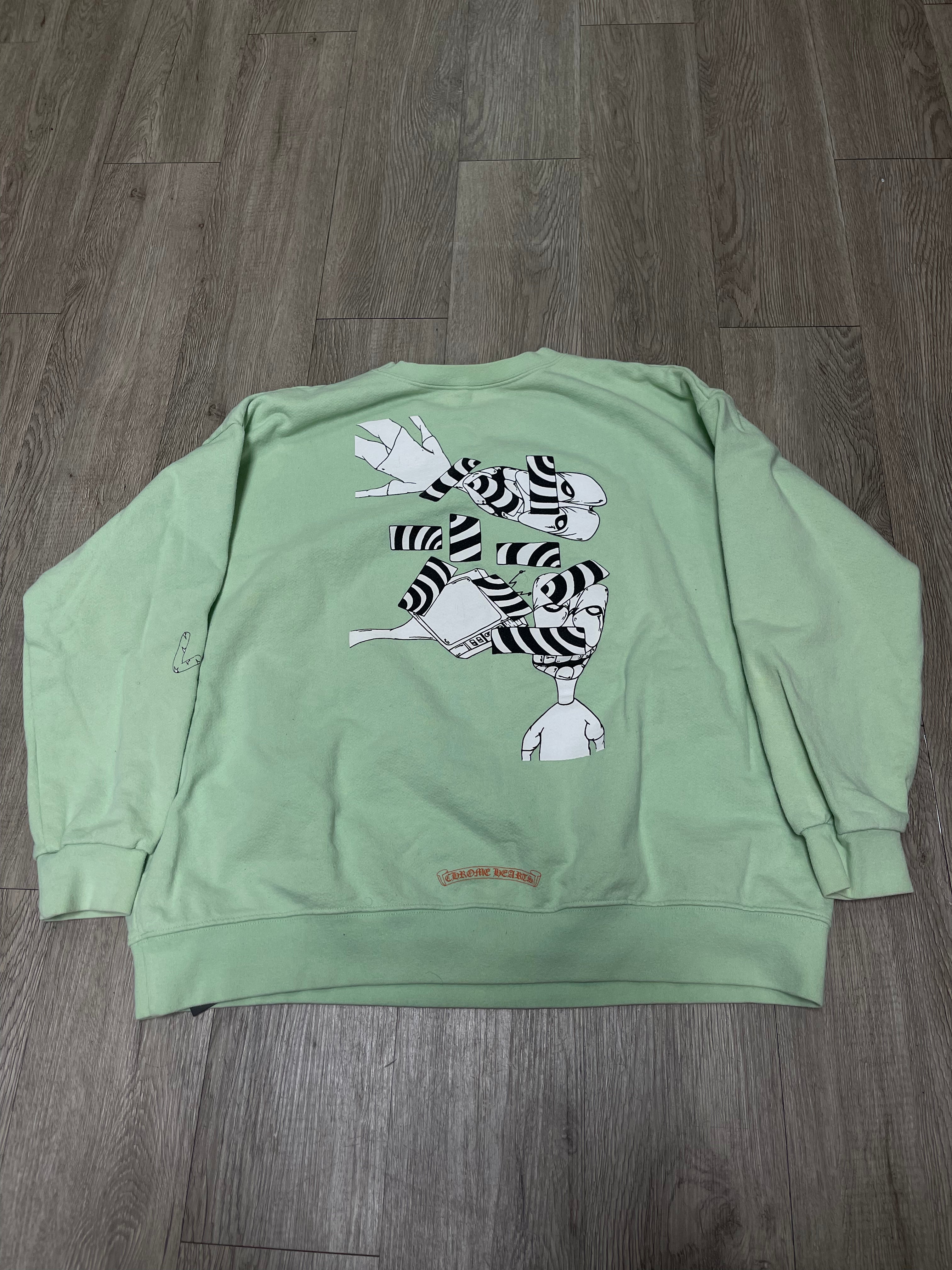 Chrome  Hearts Matty Boy Mint Lust Crewneck